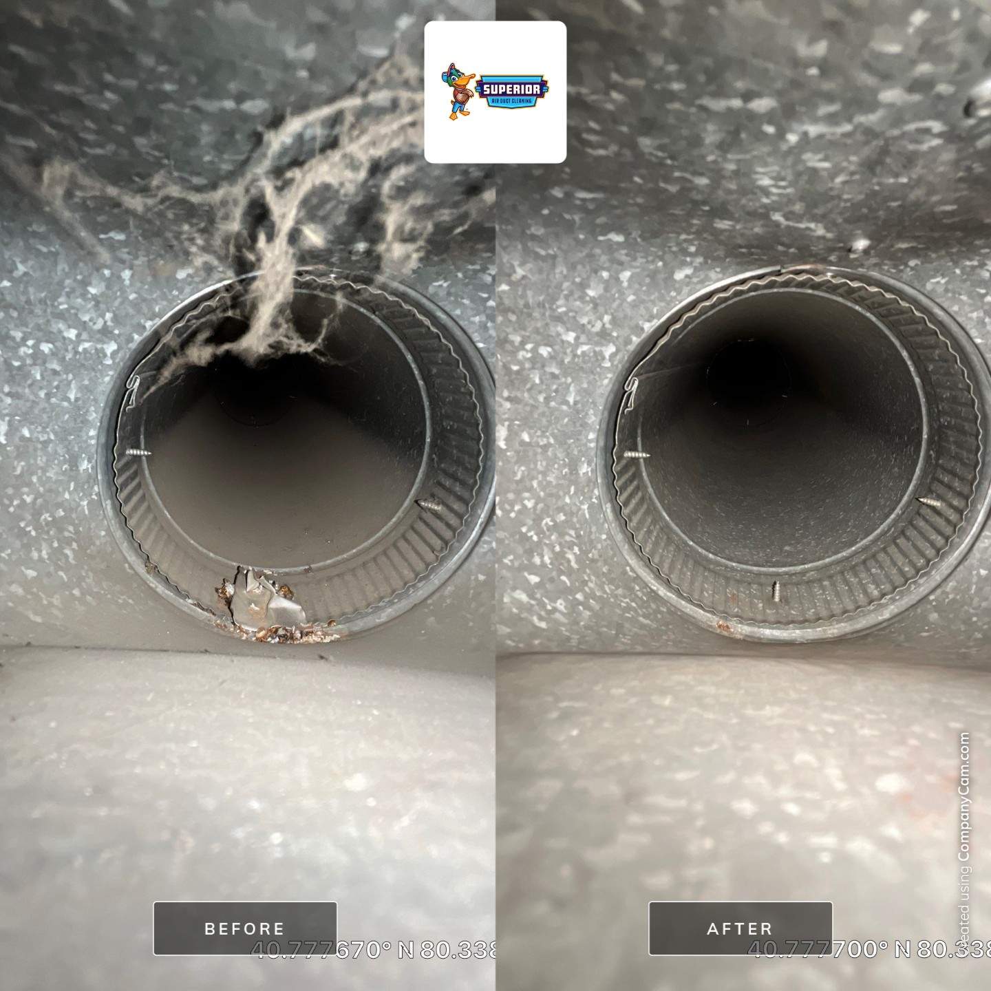 Air Duct Cleaning With a Vacuum Truck in Beaver Falls, PA by Superior Air Duct Cleaning