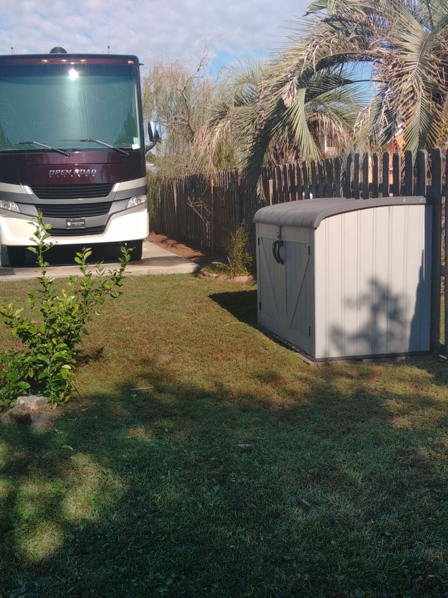 6' WOOD PRIVACY WITH 14' DOUBLE DRIVE GATE using PRESSURE TREATED PINE by Hip Square Fence Inc.