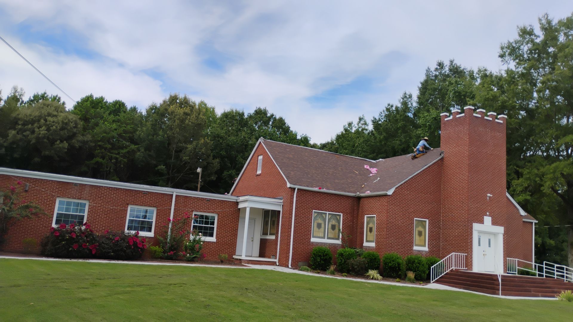 Church roof  by BROCK BUILDERS 