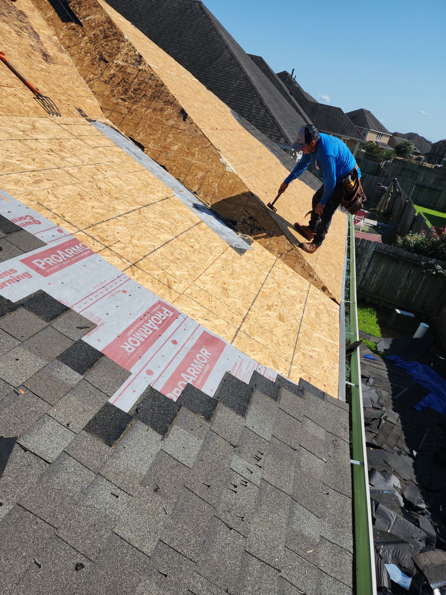 Residential Roofing Repair using Owen's Corning Duration (Lifetime) Shingles by Roof Repair Company