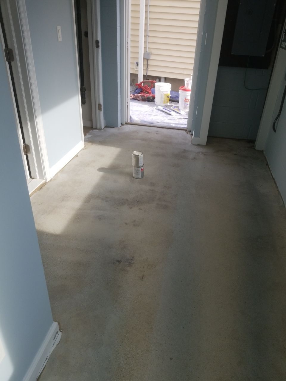 Kennel Floor Coating and Wall Painting using Penntek by Spectrum Painting, LLC