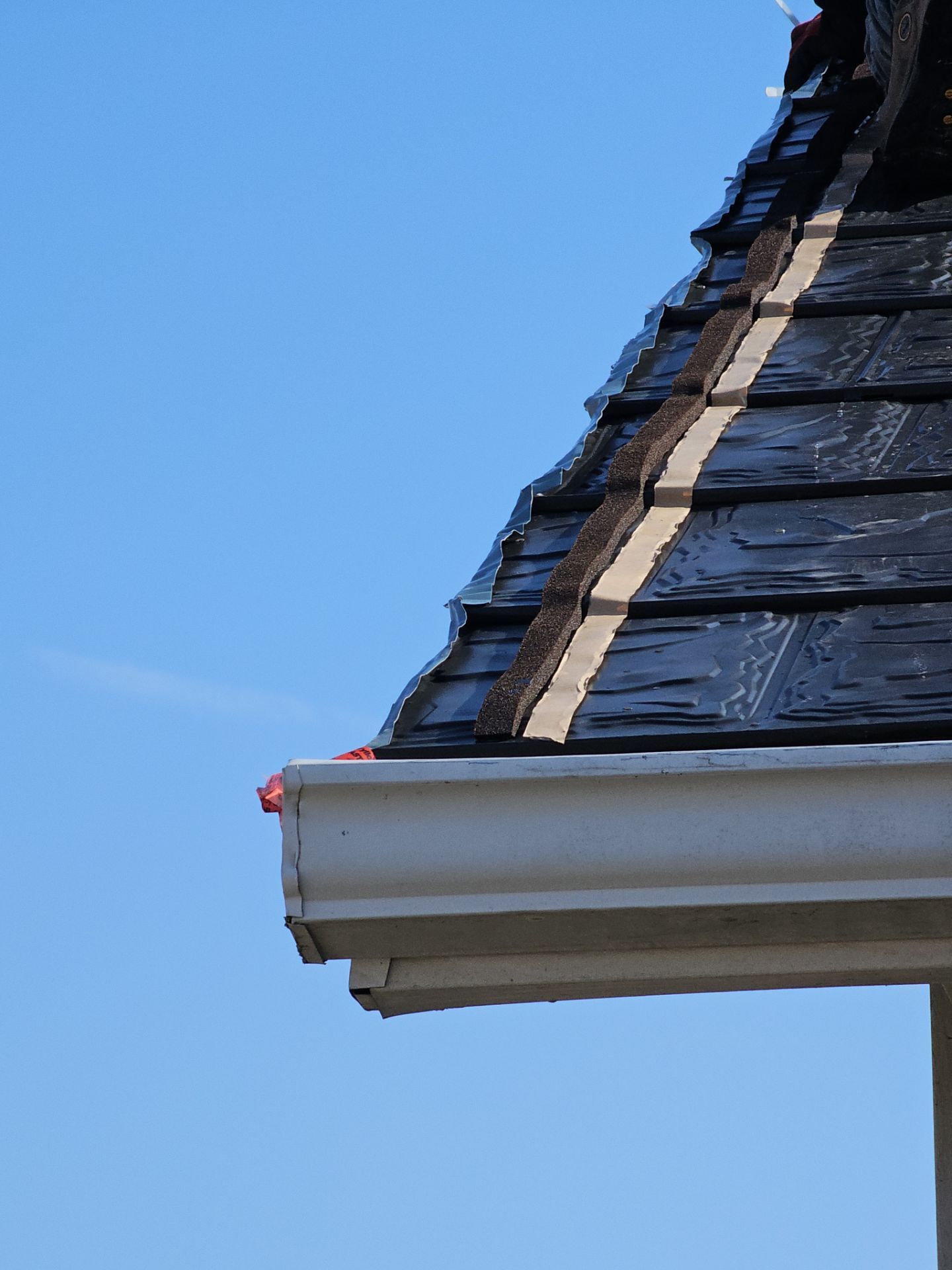 Residential Roofing Installation using Metstar Slate Plus Smooth Black by Nitro Roofing and Construction