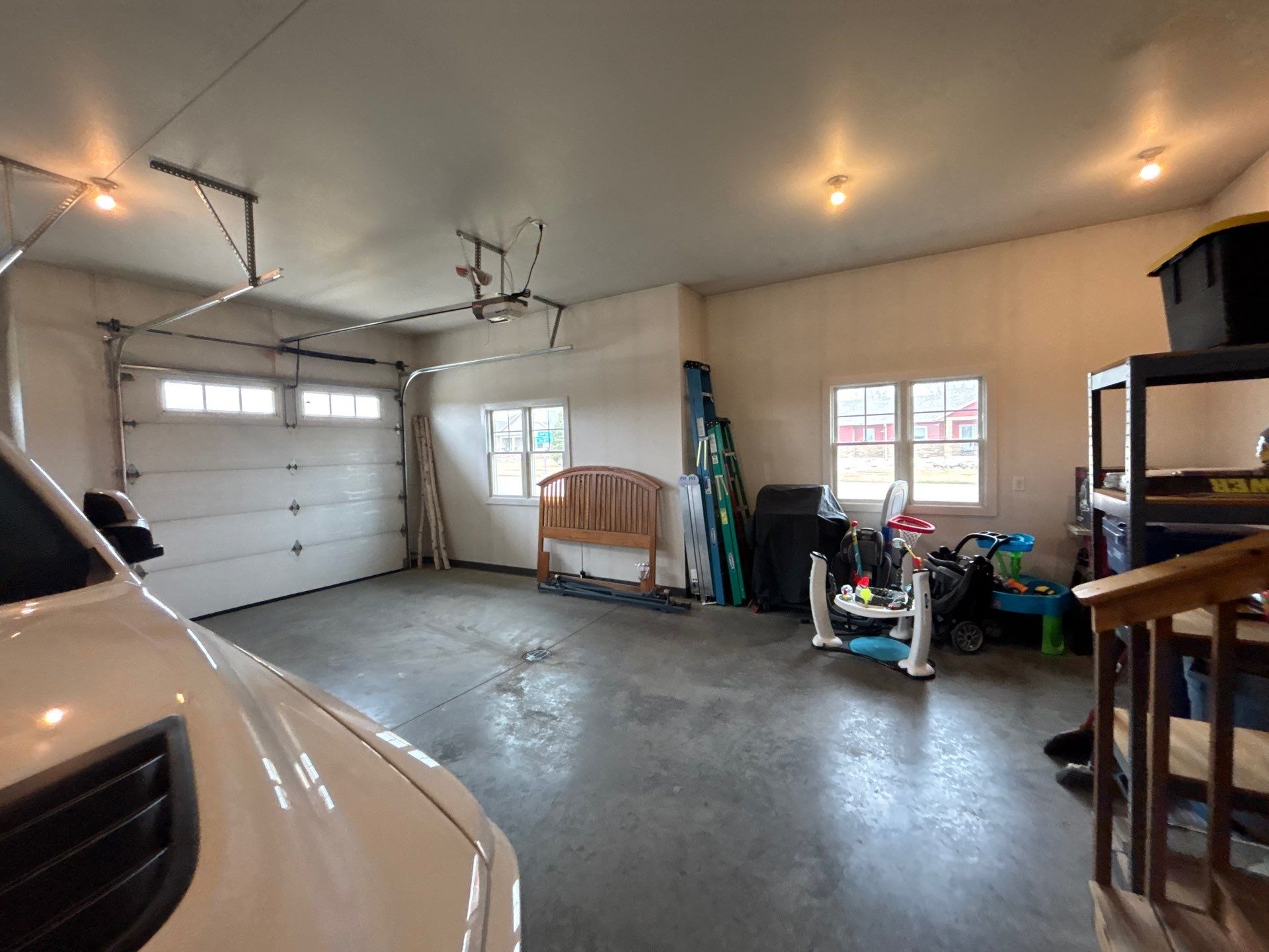 Multi-Car Garage Concrete Coating and Crack Repair in Dell Rapids by Select Painting, Coatings & Garage Cabinets