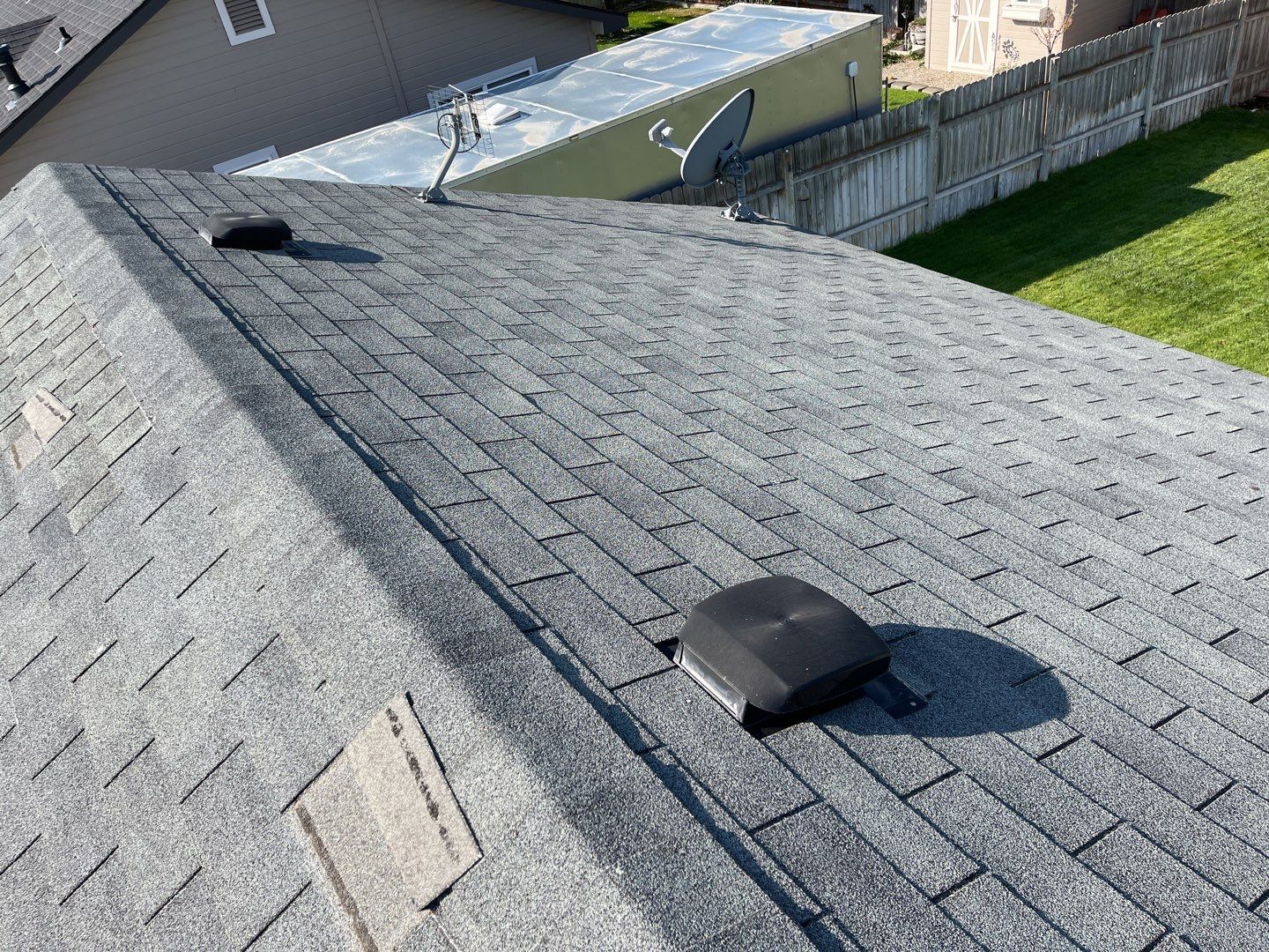 Nampa bungalow gets residential roofing using Owens Corning Oakridge in Teak by ID Roofing LLC