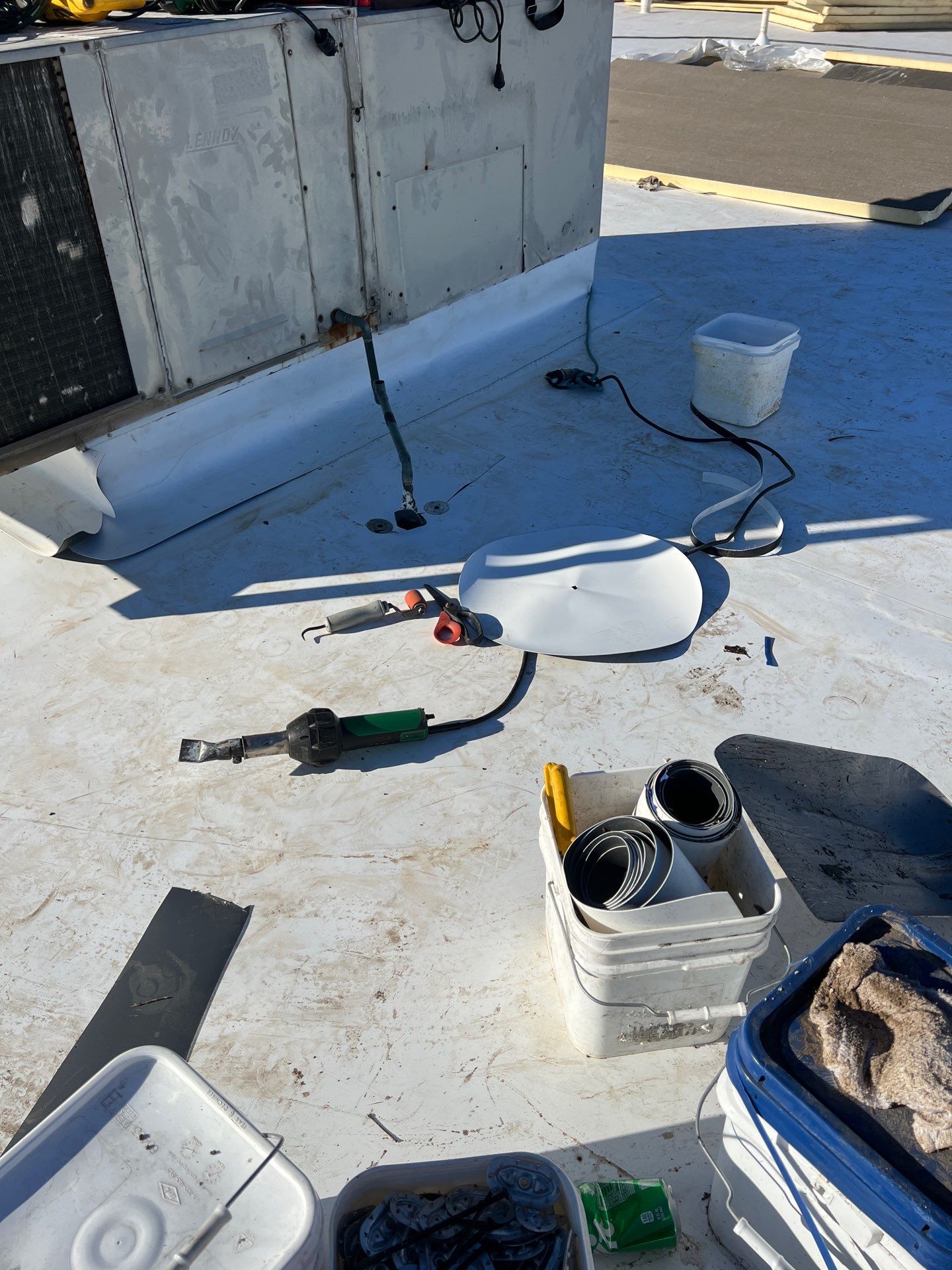 Commercial Roofing Installation using GAF Evergaurd TPO 60 Mil by Becker Roofing and Exteriors