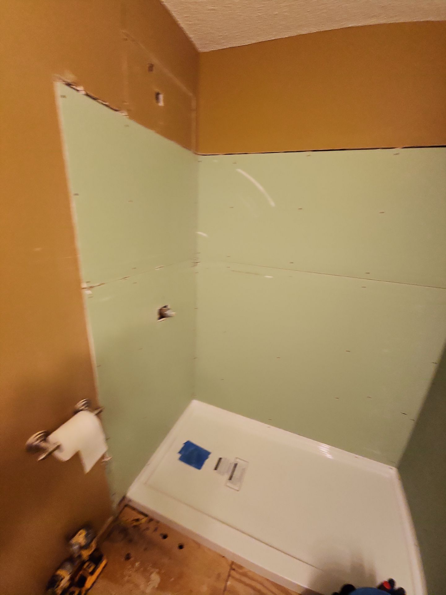 Bathroom Remodel using Luxury Vinyl Plank by The Shower Company
