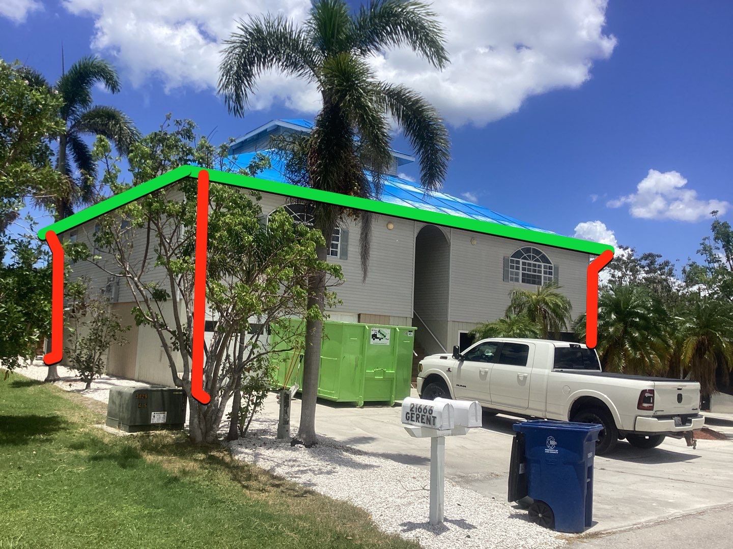 Complete Gutter System with Downspouts & Guards in Fort Myers Beach FL by Gutter Professors