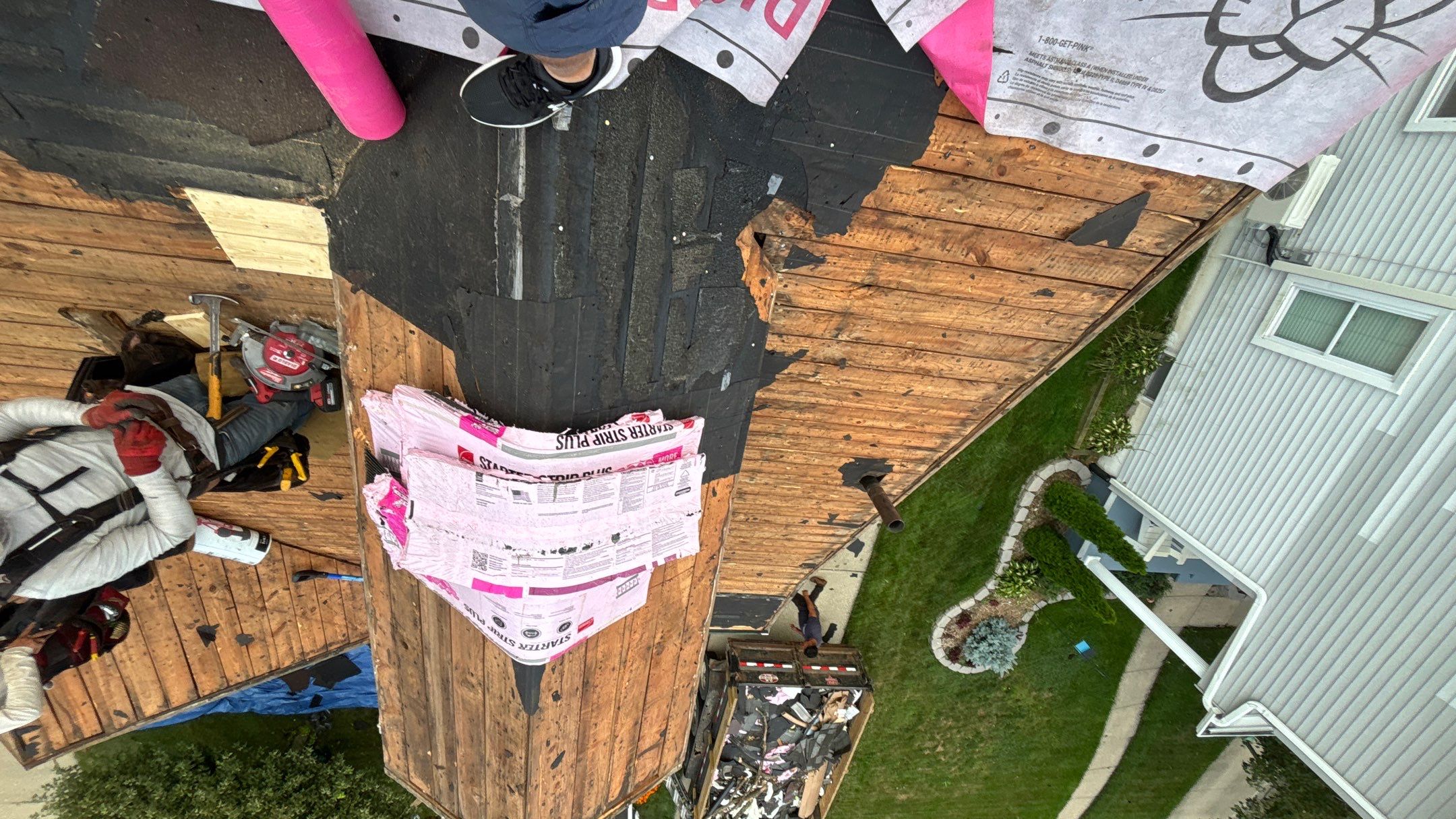 Roof Replacement using Owens Corning Slatestone Gray by 180 Contractors