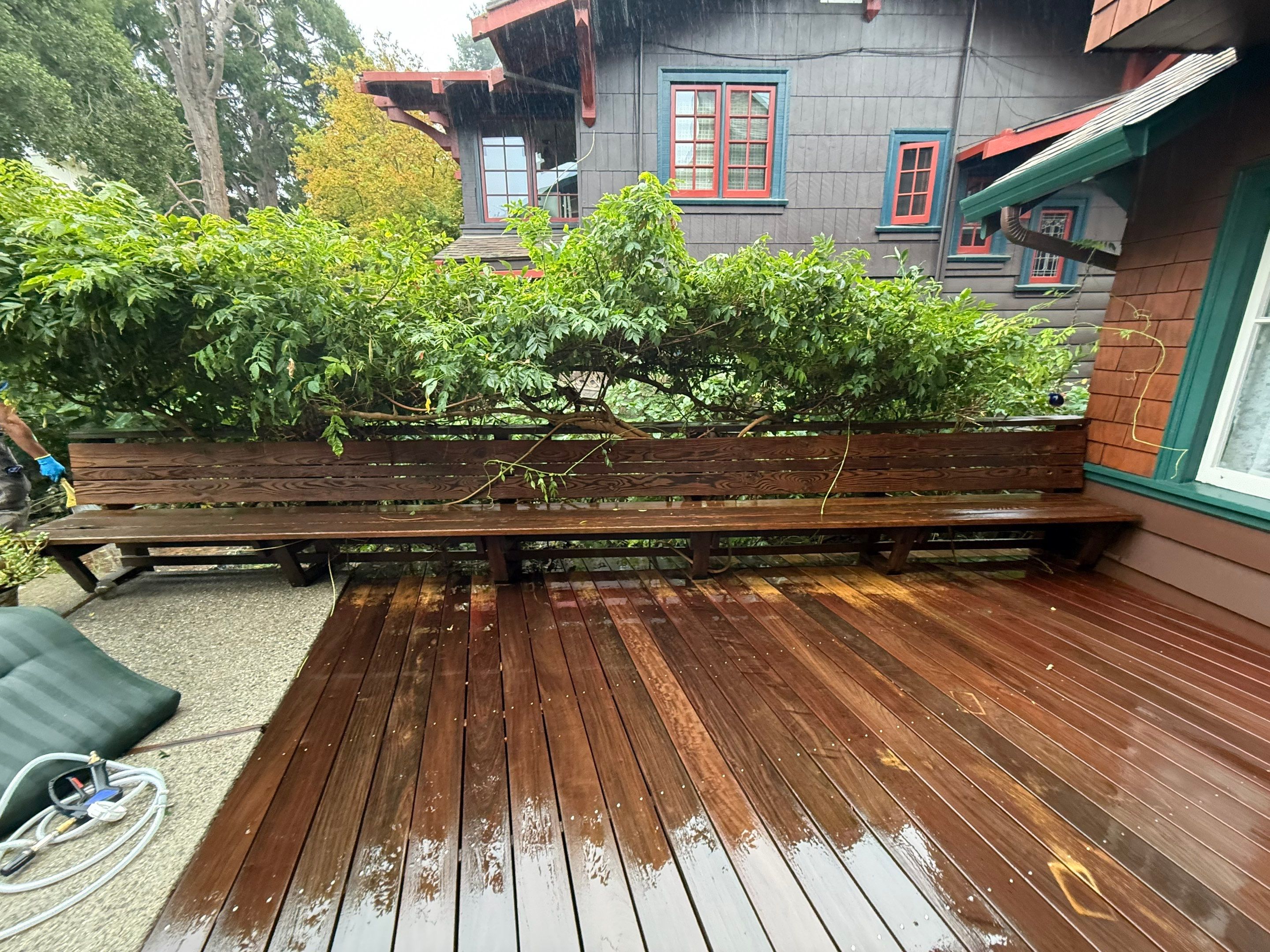 Full back garden refresh by SpotFree Window Cleaning