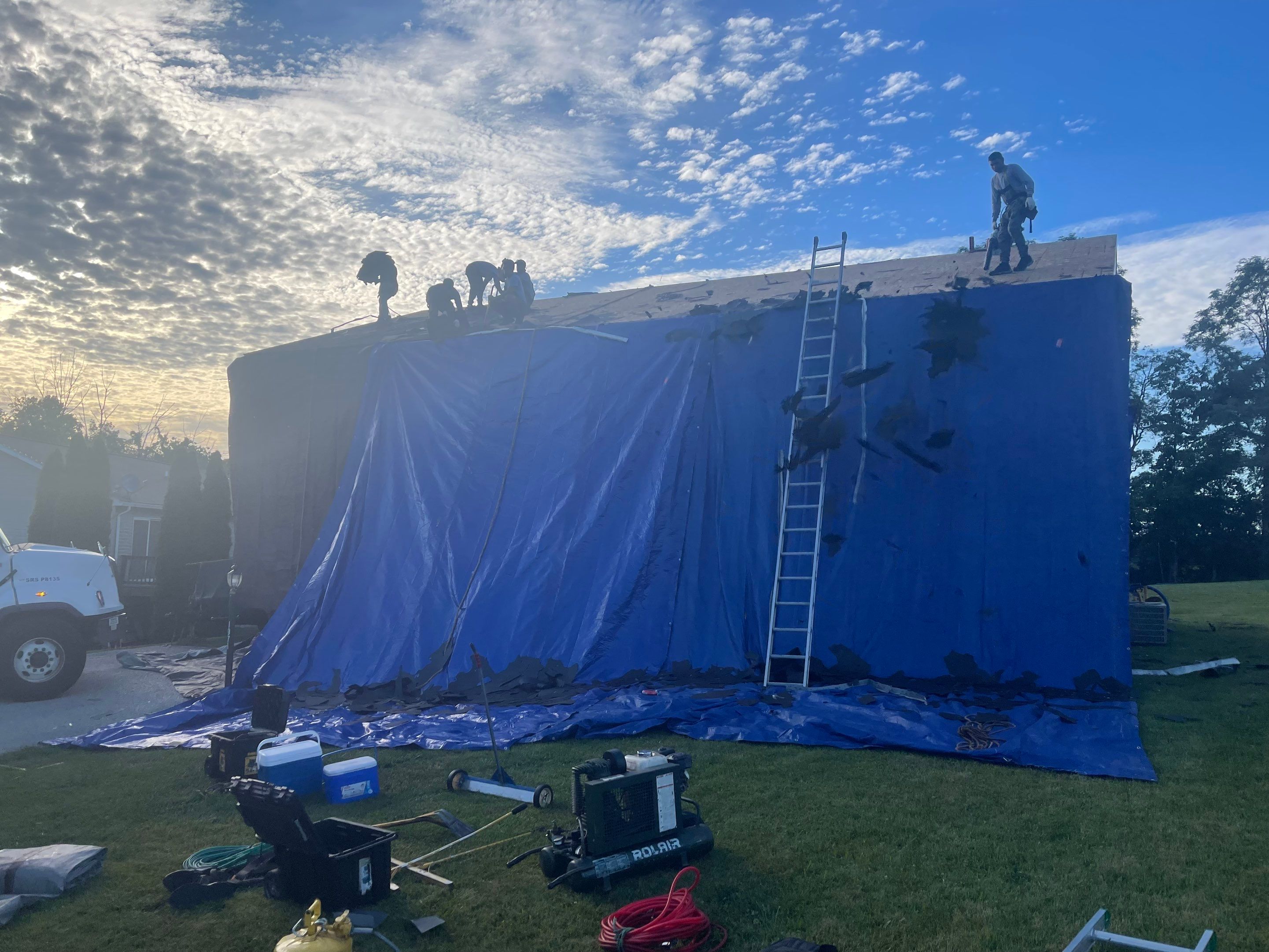 New BulletpROOF+ Lifetime Roofing System due to wind damage. by BulletpROOF Exteriors