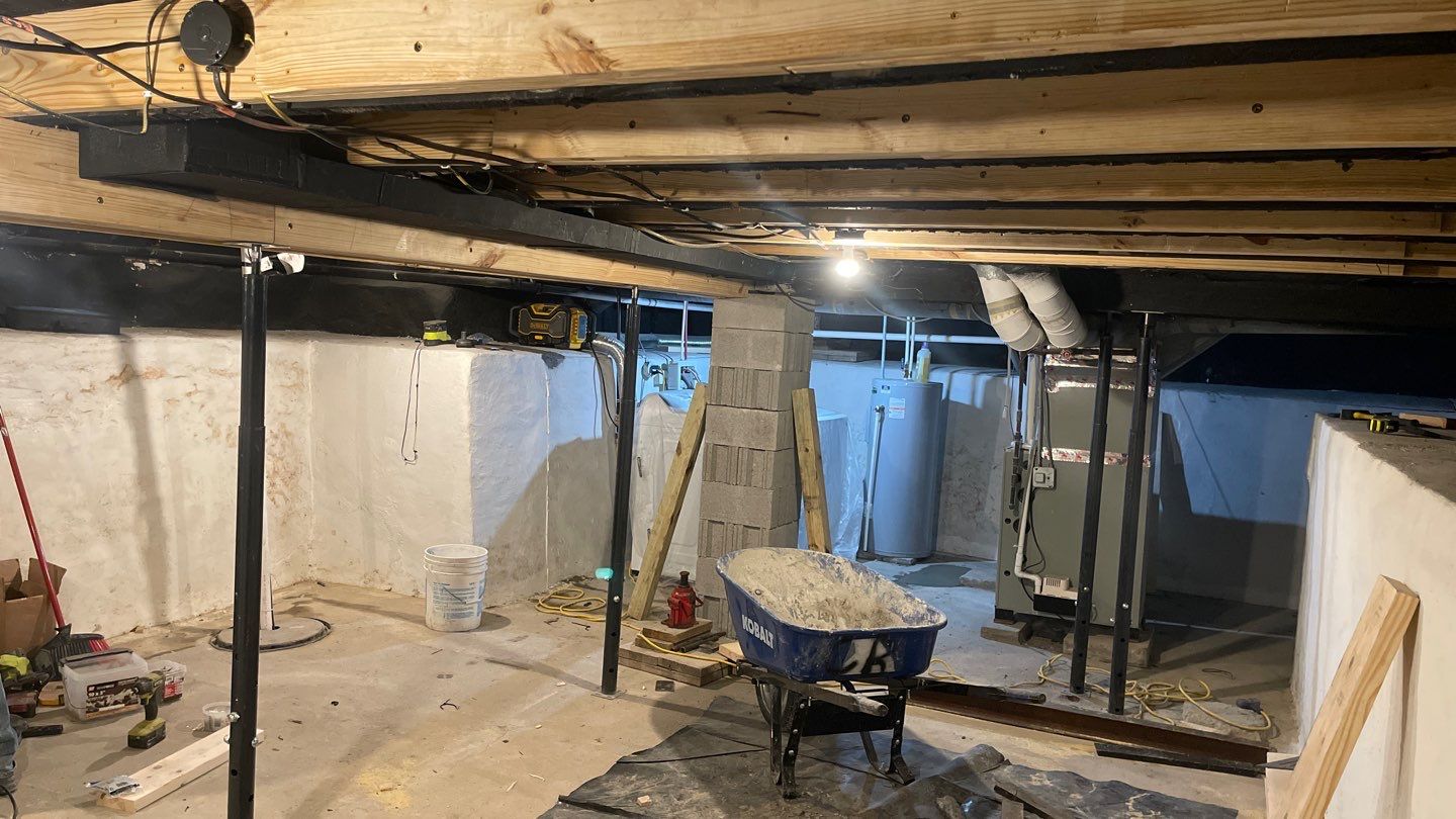 Basement Structural Carpentry by Toledo Basement Repair