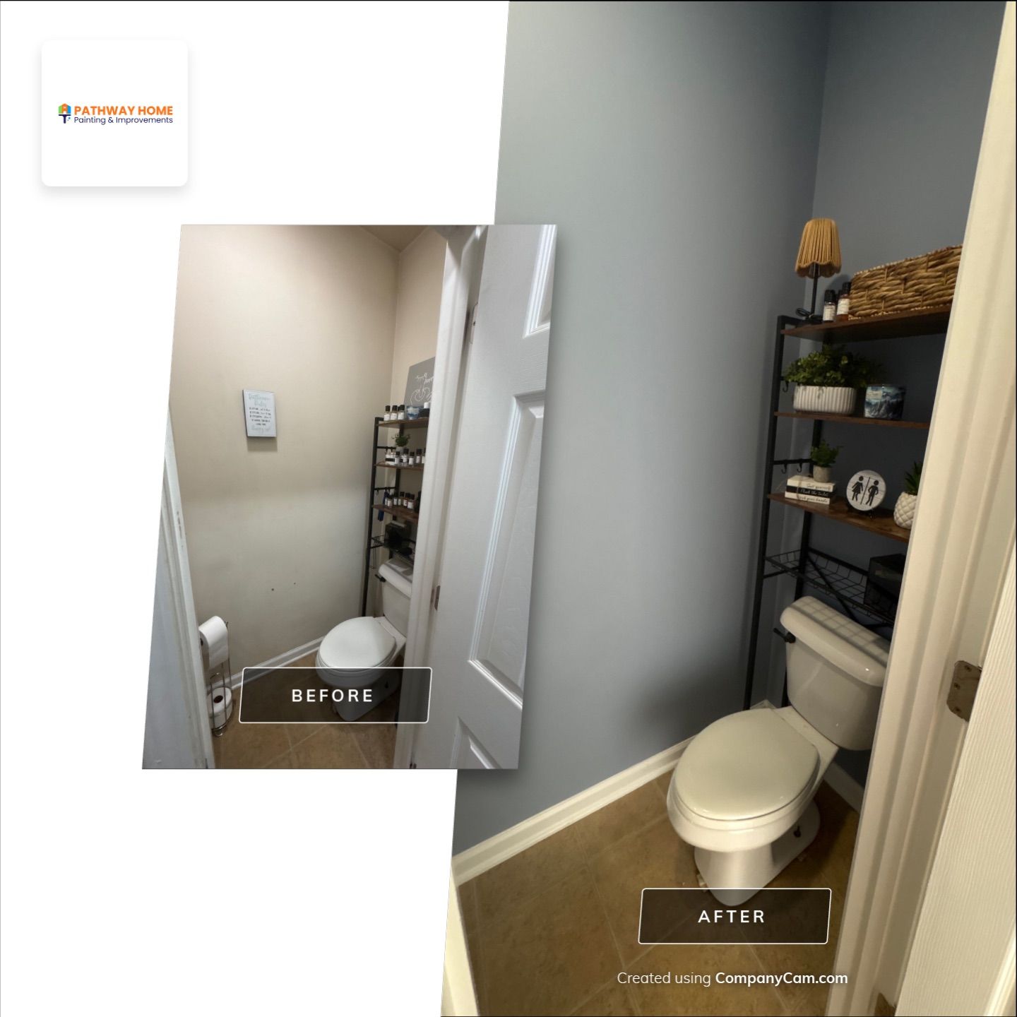 Transformation Complete for Paul & Vickie’s Home by Pathway Home Painting & Improvements