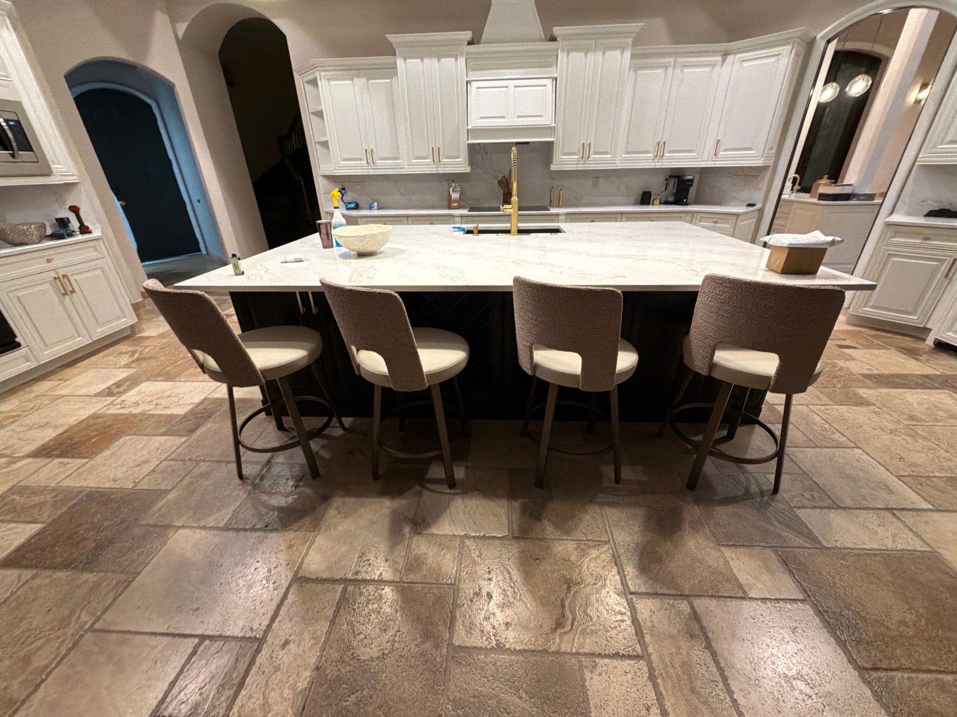 Two Tone Cabinets Repaint by Fresh Coat Painters