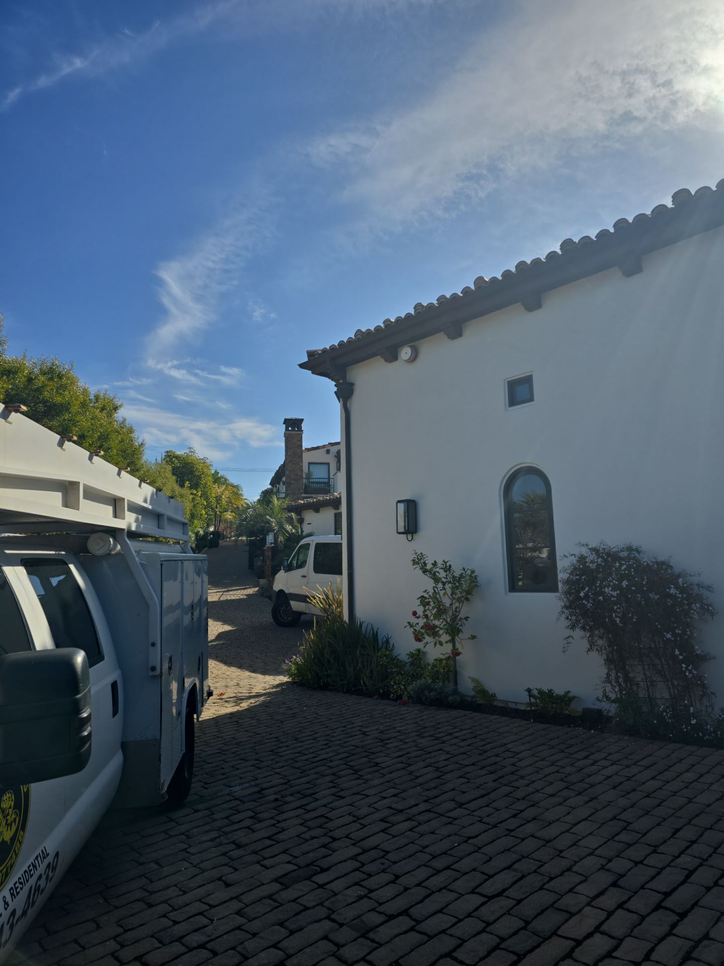 Installing Exterior Water House Line Piping by Us Plumbing