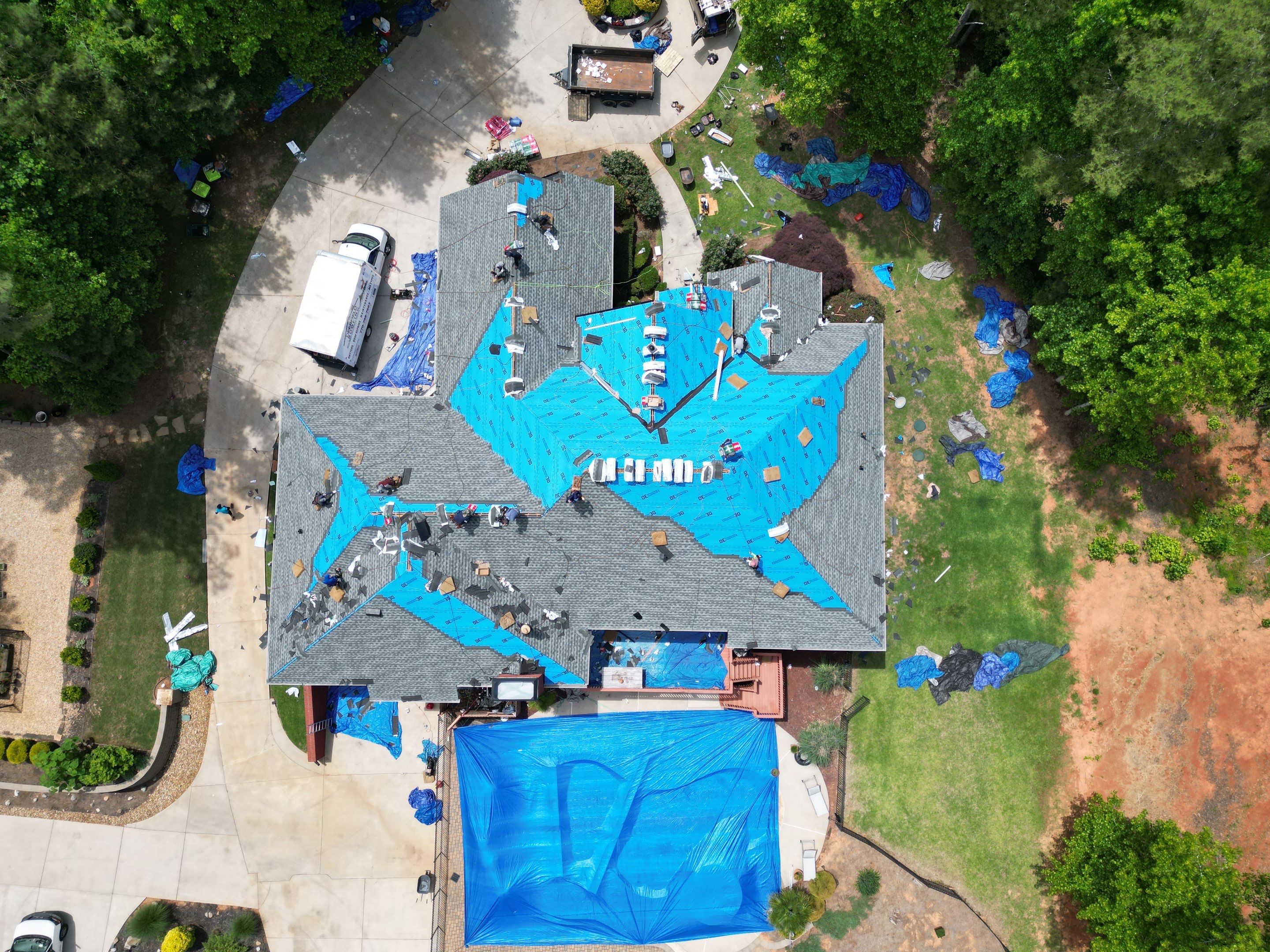 Roof replacement by Deerfield Roofing LLC