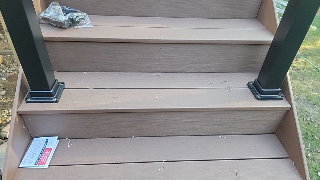 Deck Installation using TIMBERTECH DECKING by Avalon Roofing and Exteriors