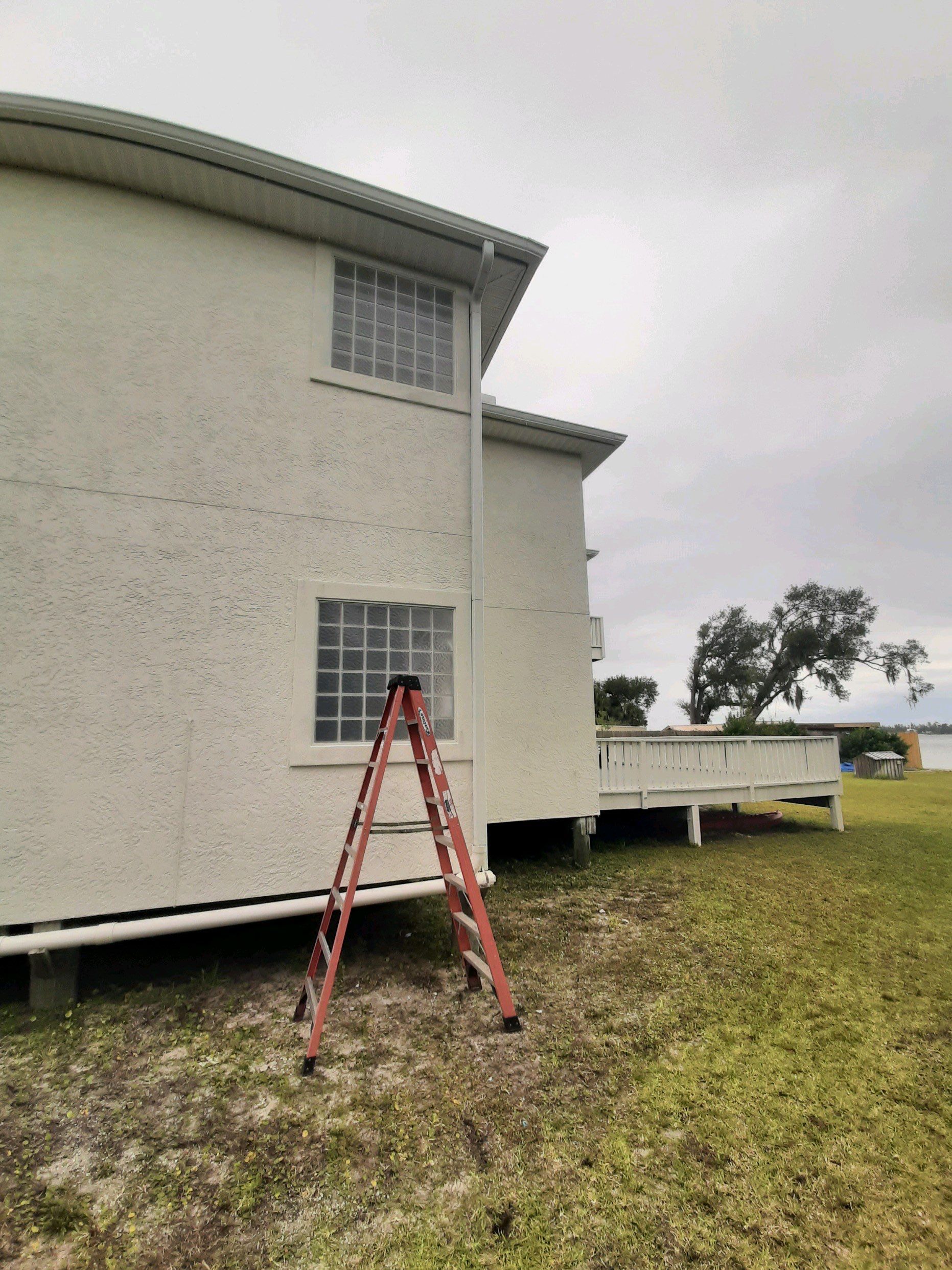 Seamless Gutter Installation using White K-Style Gutters by Gutter Professors