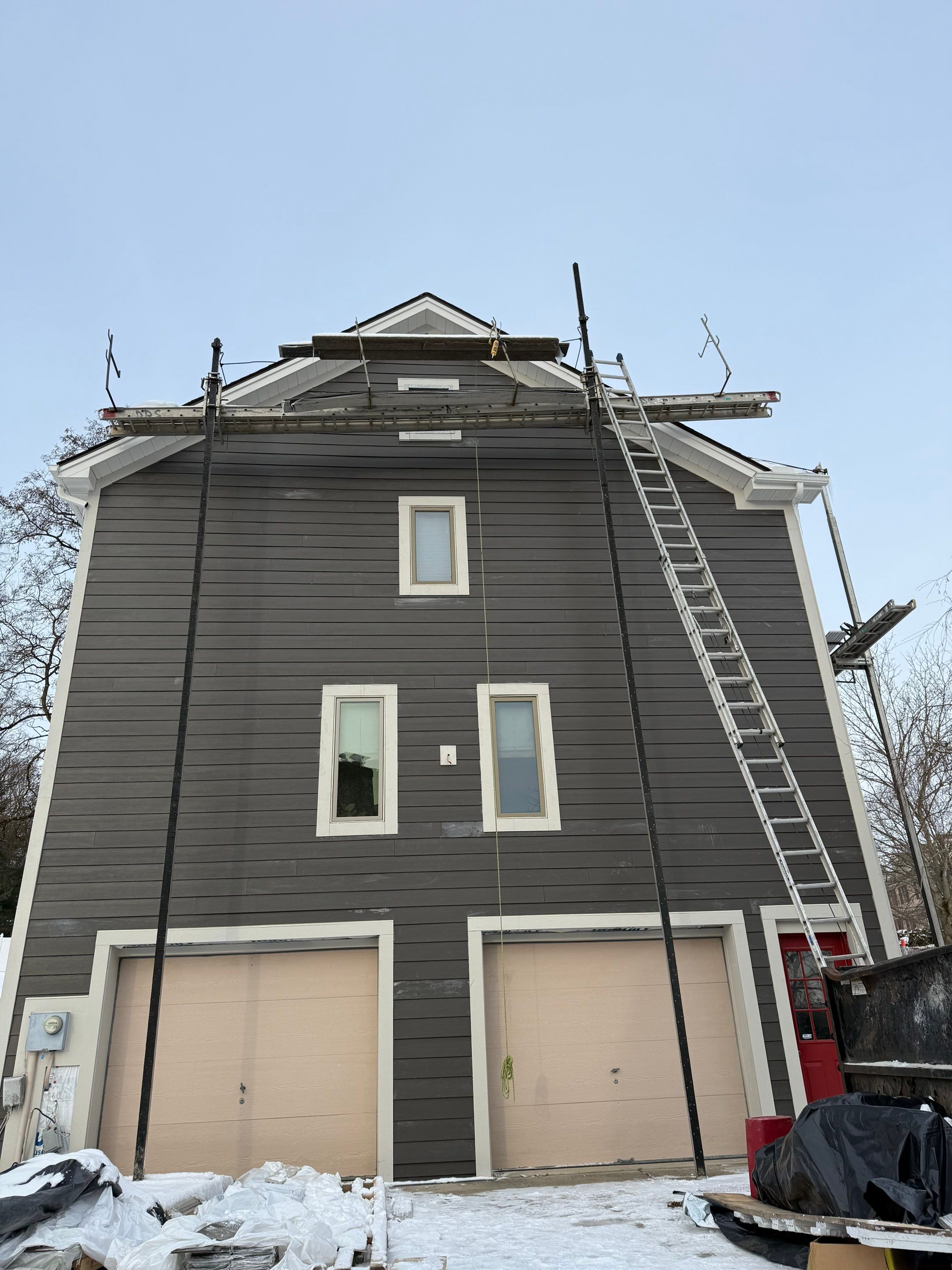 Full exterior remodel by Cousins Roofing Siding & Decks