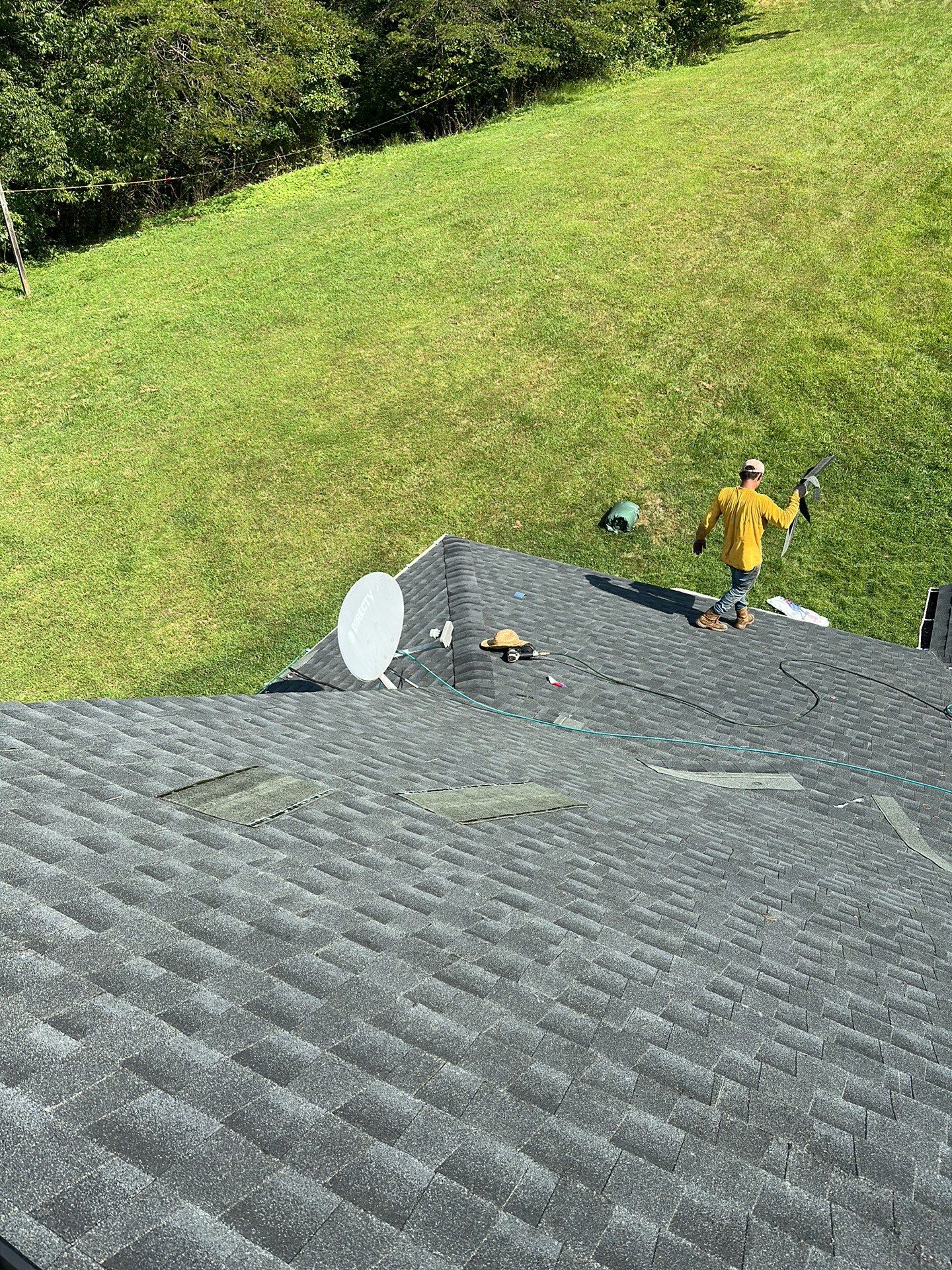 Residential Roofing Installation using GAF Timberline HDZ by Rainstoppers Roofing