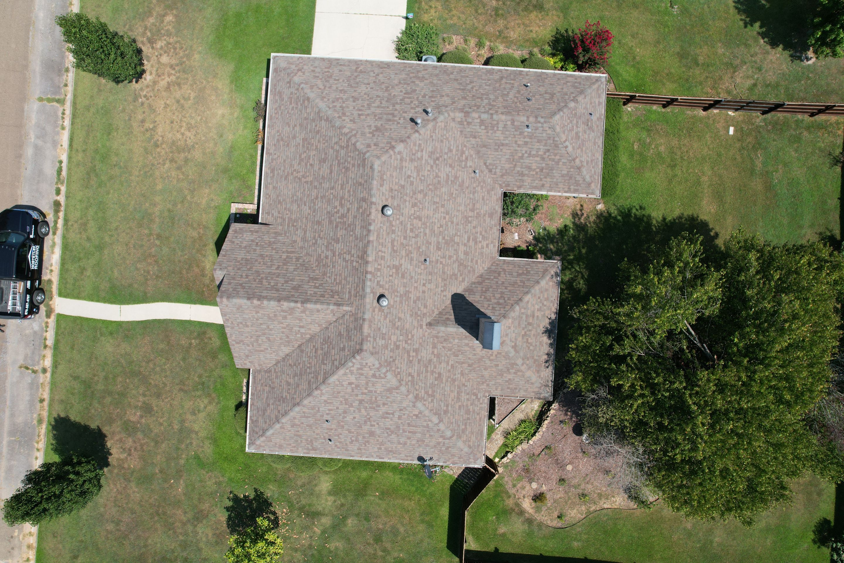 Storm Restoration Reroof: 40 Year Impact Rated Architectural Shingle by Hostetler Roofing