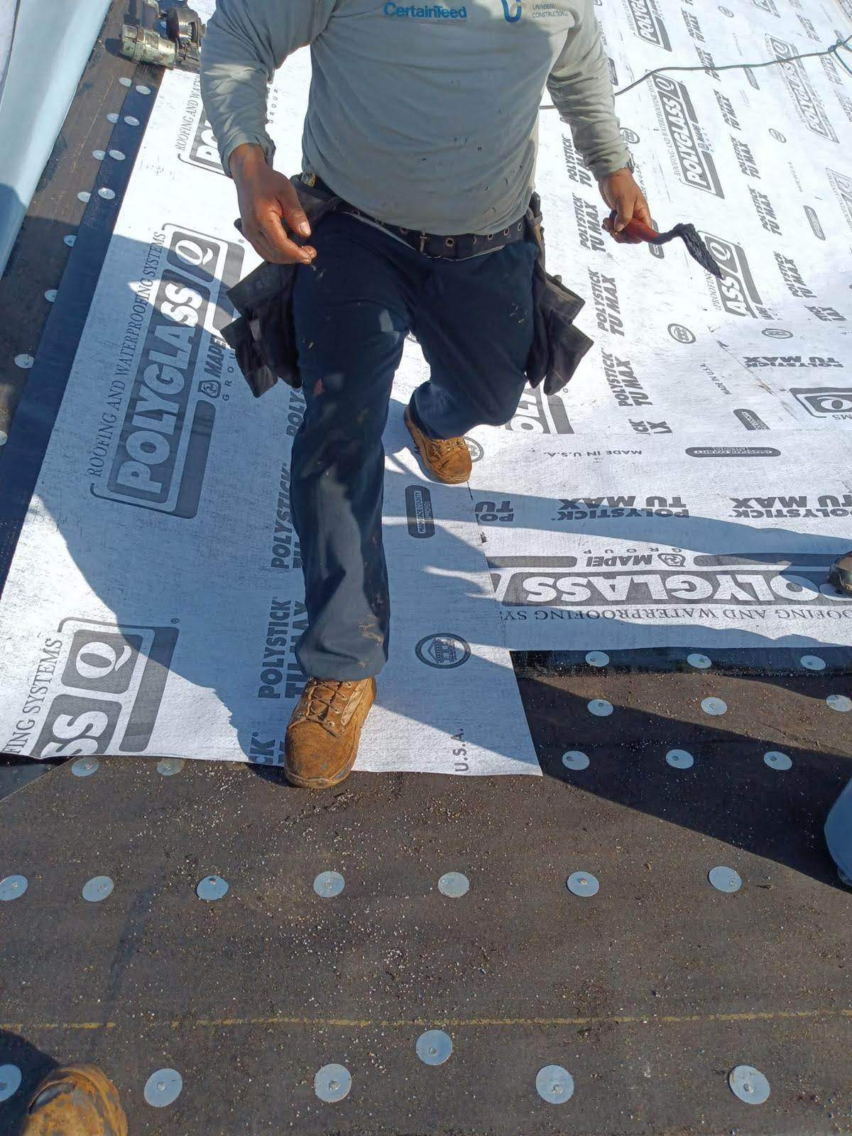Complete Chimney Rebuild + Tile & Flat Re-Roof  by Morton Roofing, Inc.