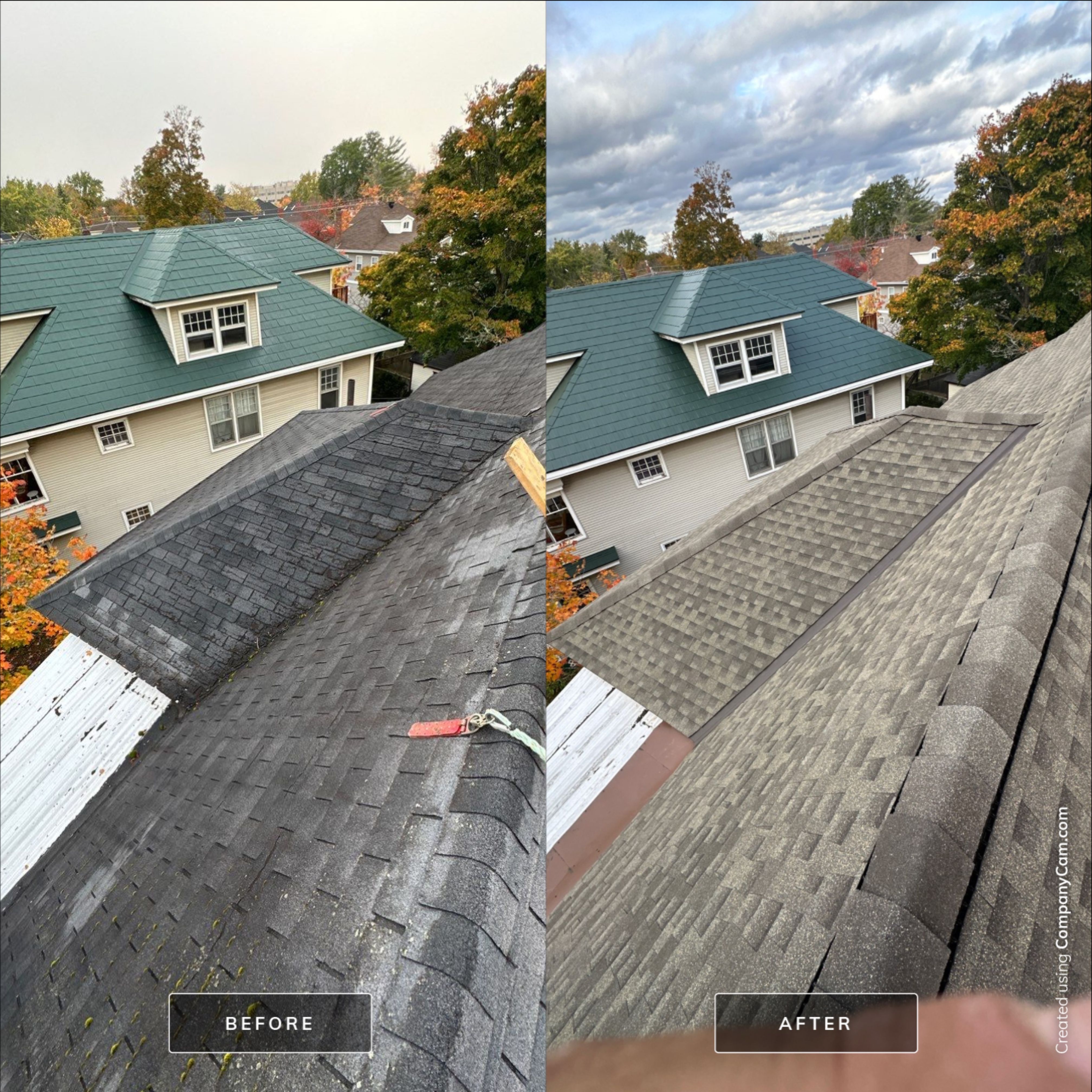 Residential Roofing Installation using Asphalt GAF HDZ by Artisan Roofing & Home Improvements Inc.