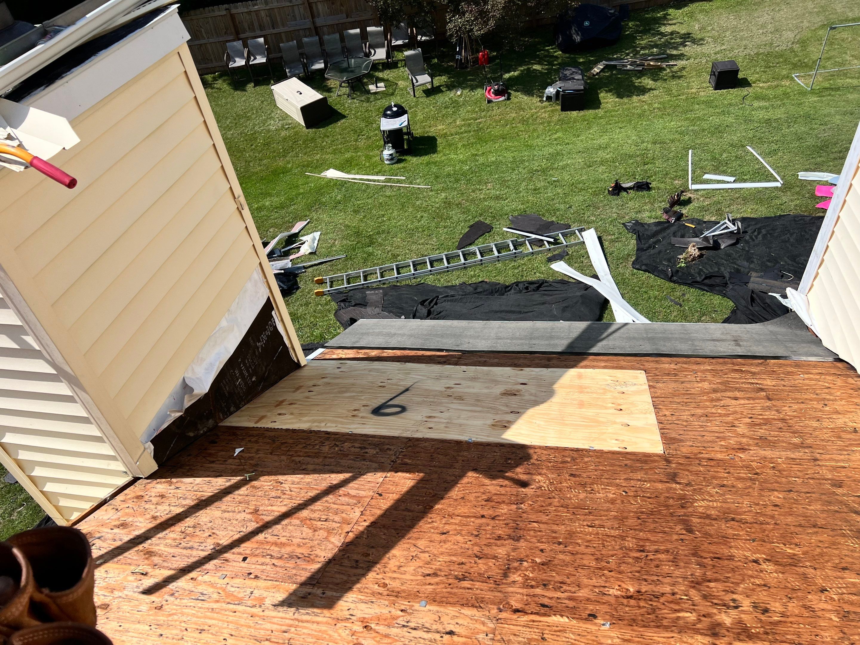 Architectural Shingle Roof Replacement and Decking Repair in Walkersville by Frederick Roof Repair