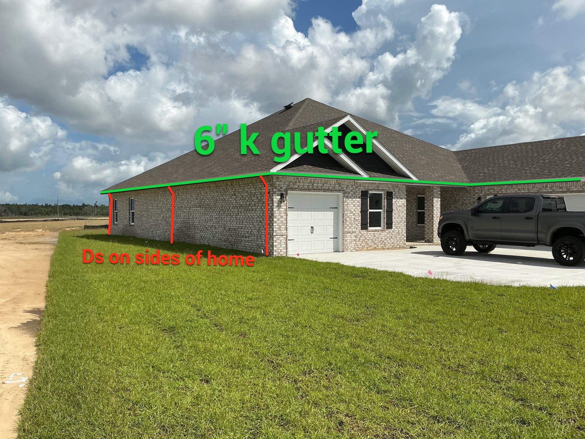 6 K-Style Gutters Installed in Panama City FL by Gutter Professor by Gutter Professors