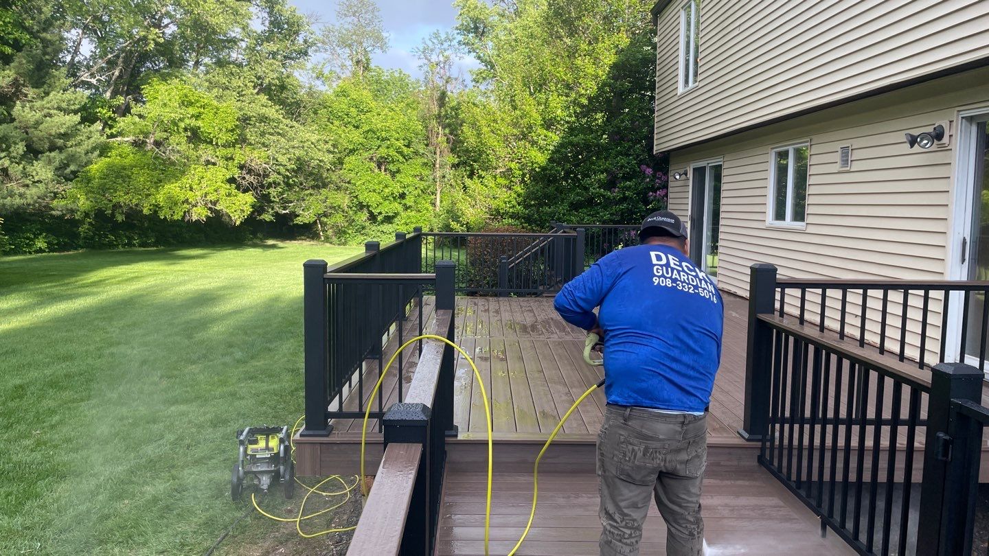 Deck Resurfacing in Princeton, New Jersey by deck guardian