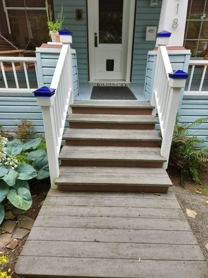 Deck, Patio and Drive Wash using Surface washer by Willamette Outdoor Wash LLC