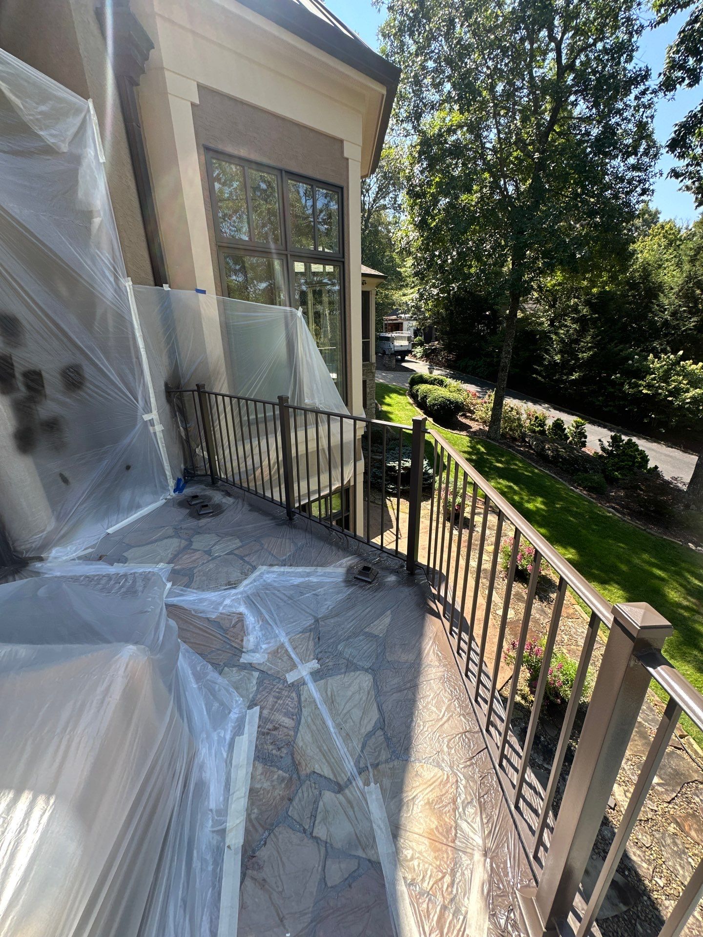 Refinishing Metal Railings and Spiral Staircase for Traveler’s Rest Estate by Painter1