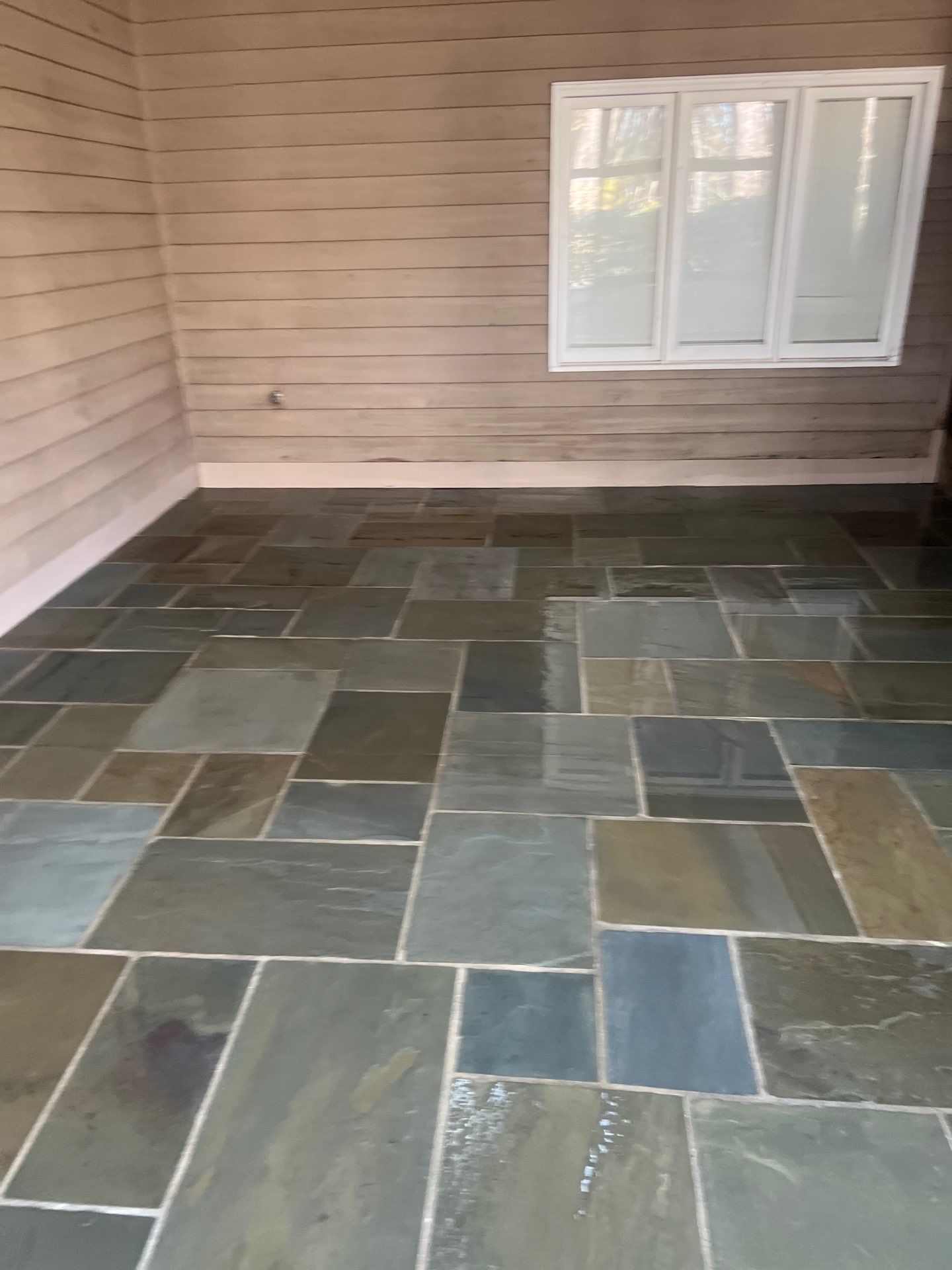 travertine  using Concrete Sealant by DuraSeal