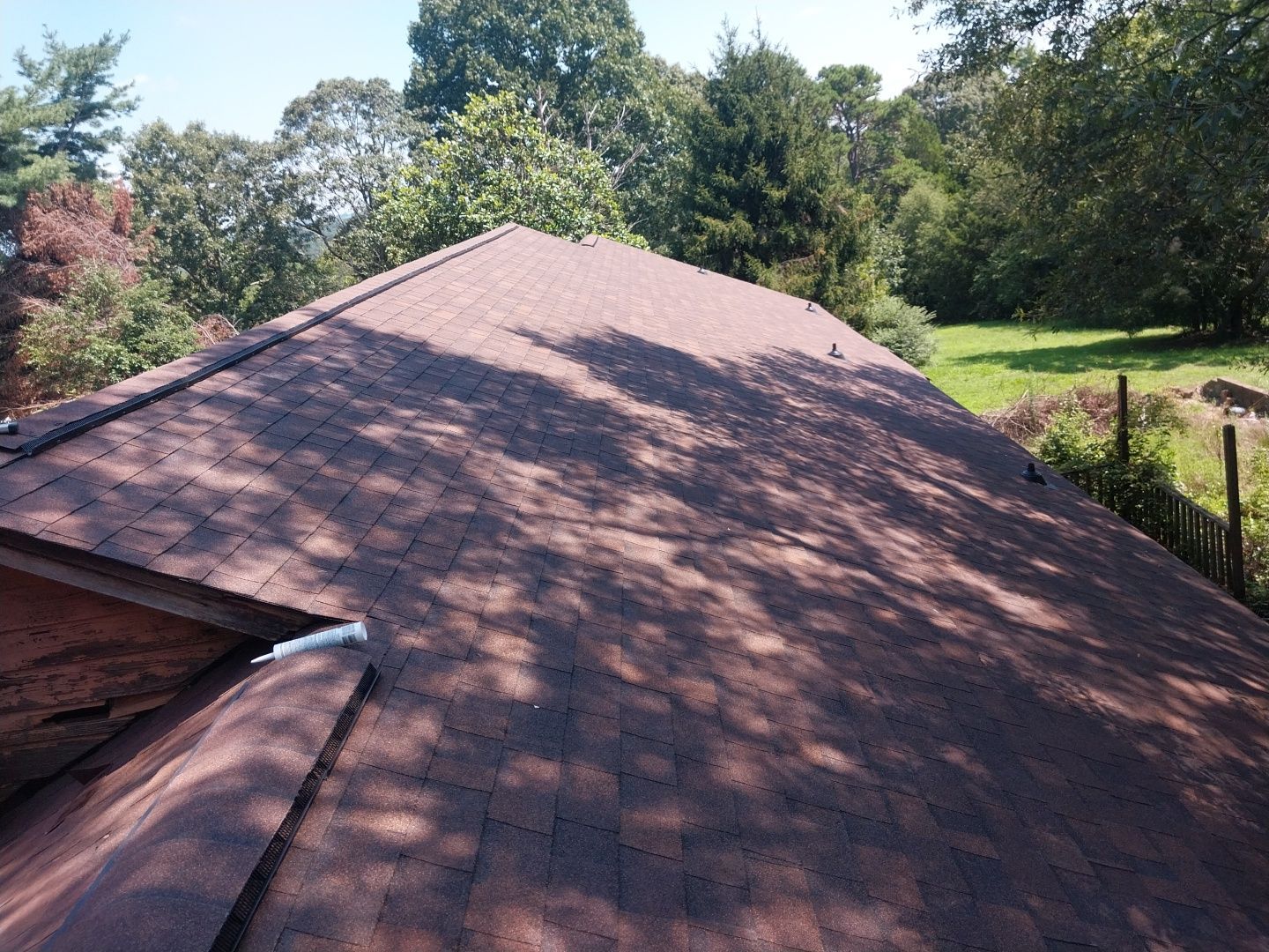 Syler roofing job by BROCK BUILDERS 
