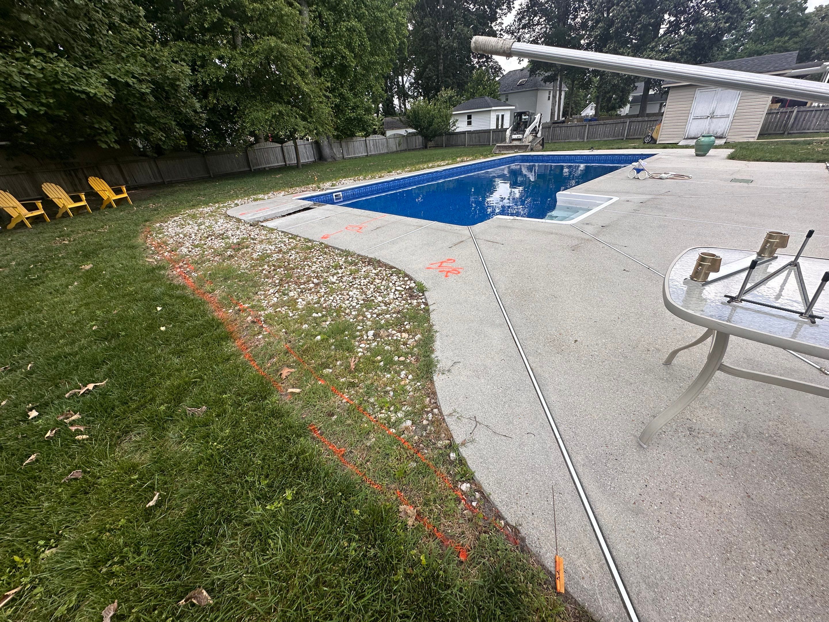 Project in Virginia Beach by Sam The Concrete Man Virginia Beach