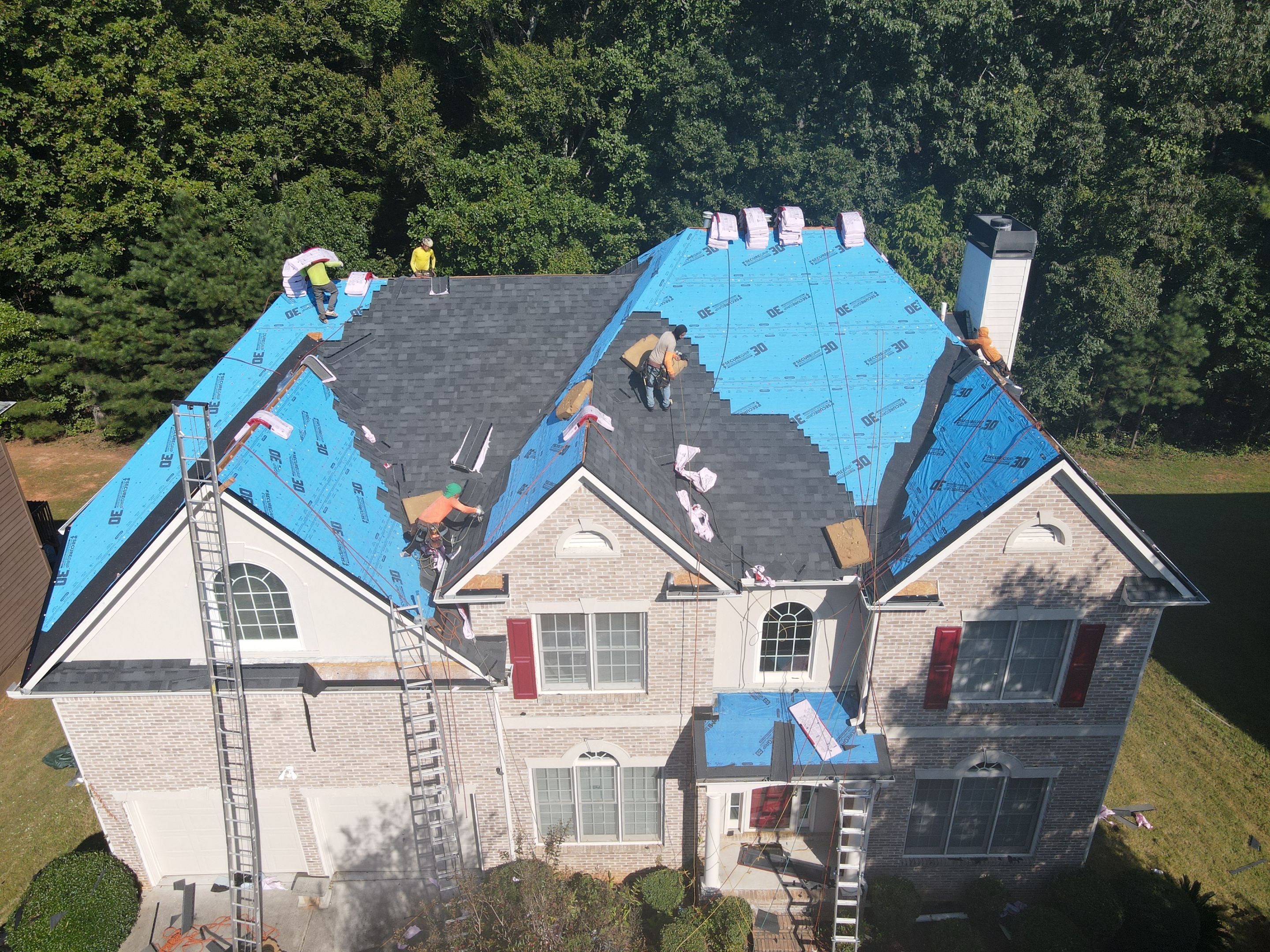 Residential Roofing Installation using Owens Corning by Inspector Roofing and Restoration
