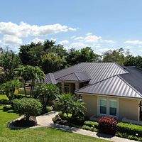 24ga 1.5" Mechanical Seam Dark Bronze  by Total Roofing System The Metal Roof Experts