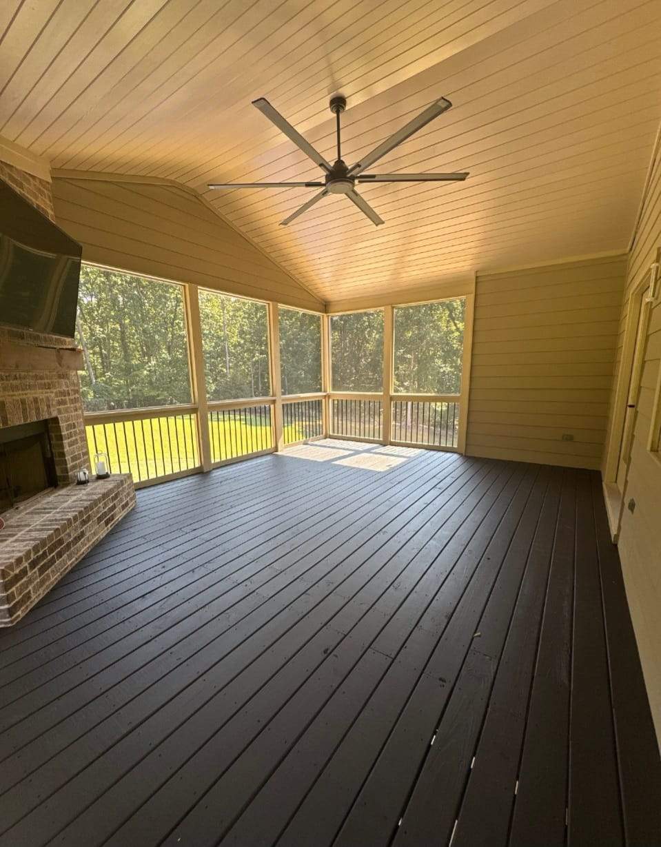 Exterior Painting and Multi-Level Deck Refinishing in Jefferson by Swift Home Renovations