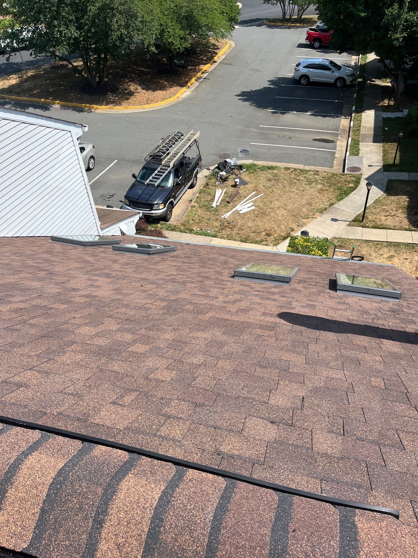 Montclair: Roof Installation with CertainTeed Landmark Designer Shingles in Burnt Sienna by RM Banning, Inc.