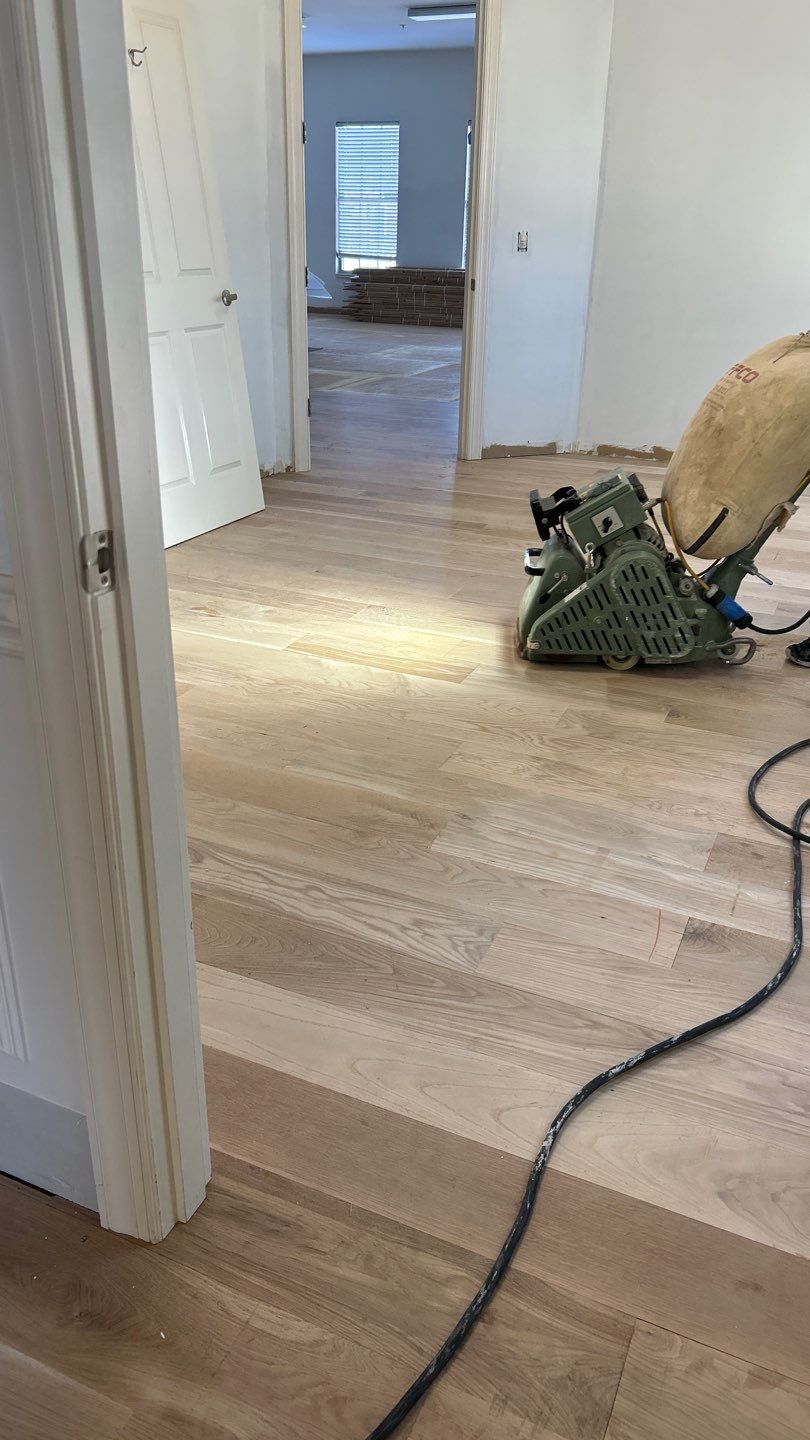 New hardwood floors for an office building by Footprints Floors of Nashville