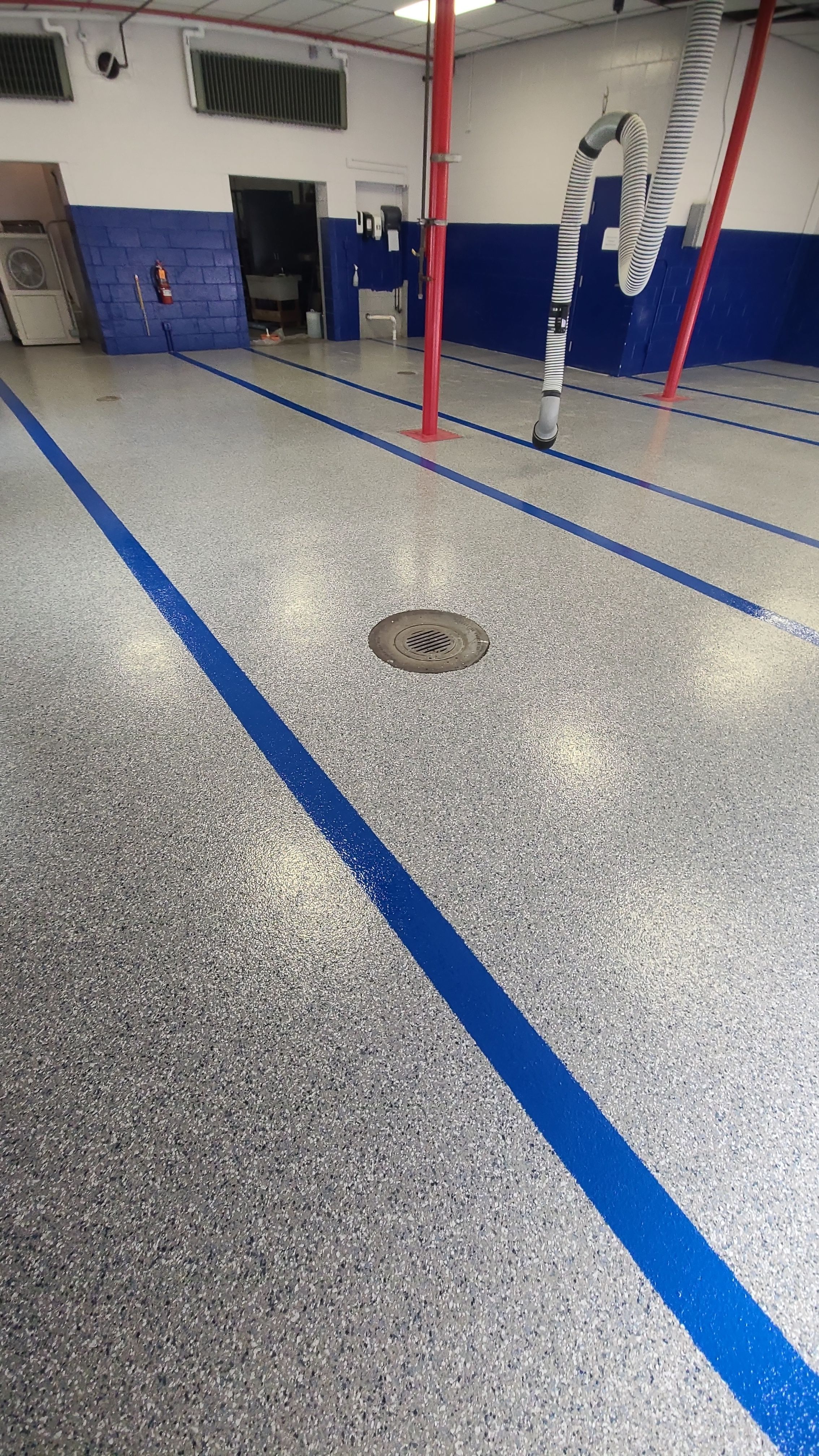 Fire Station in Stonewash - North Jackson, OH by Alexander Concrete Coatings