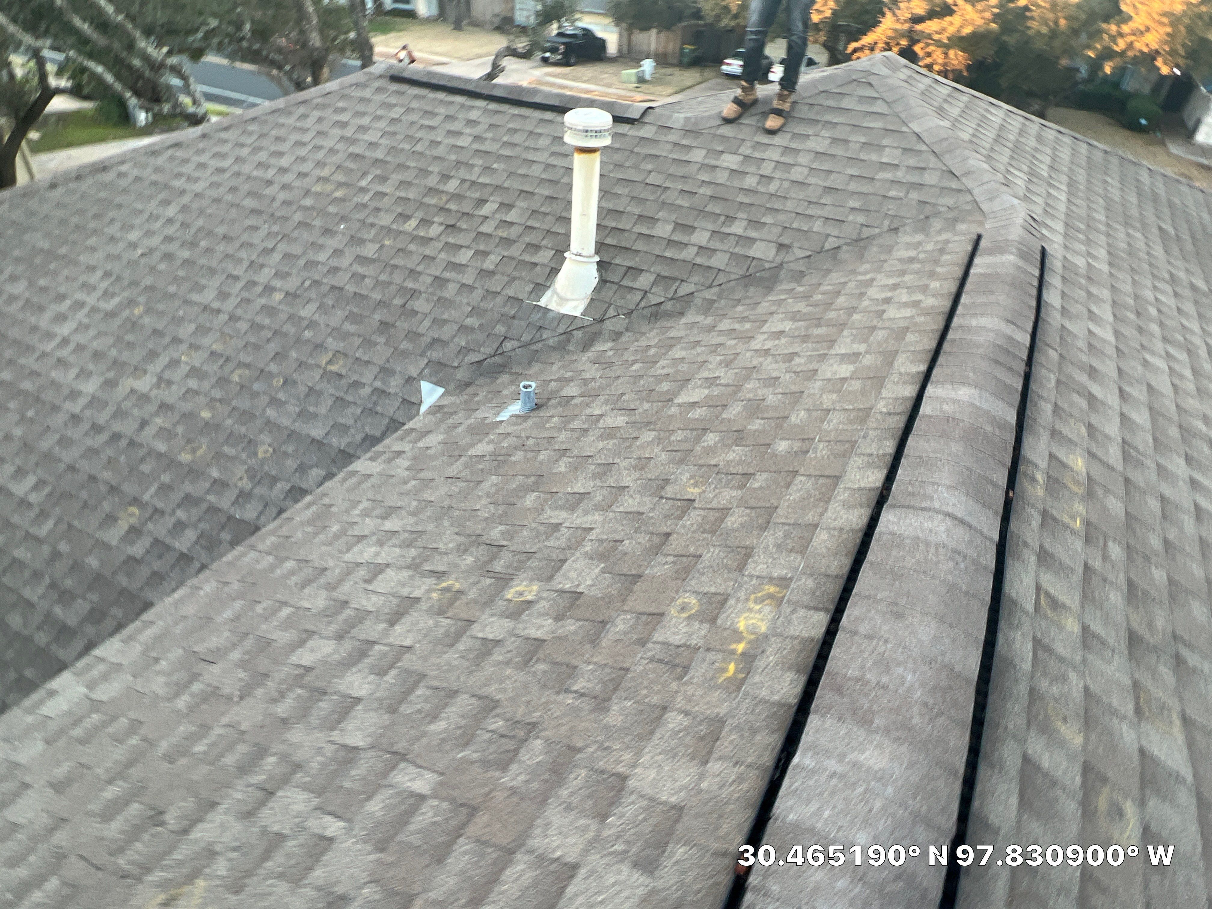 Architectural Shingle Roofing Replacement and Decking Repair in Cedar Park by Caliber Restoration LLC