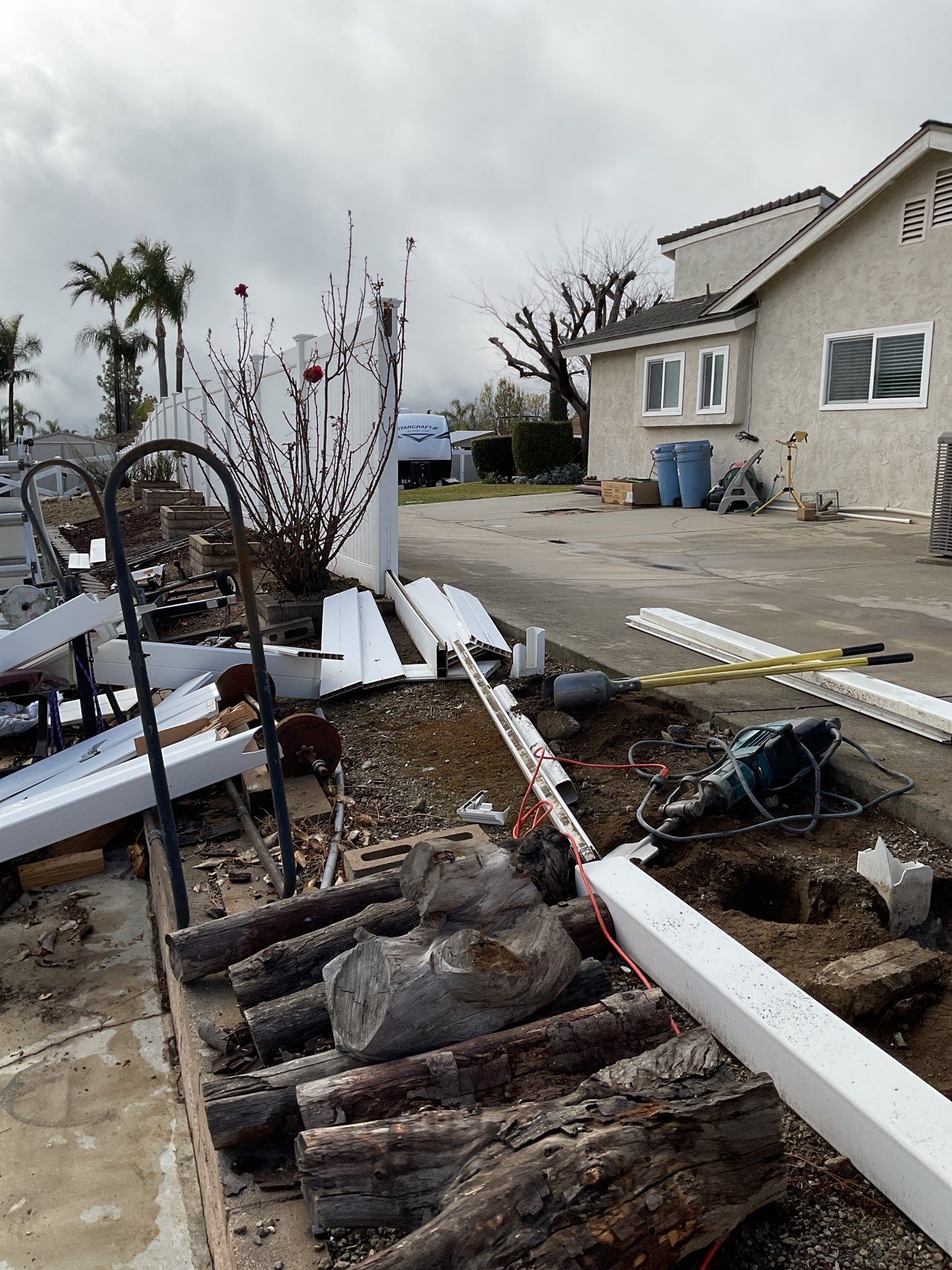 Fence Repair using Vinyl by Fence Guys Inc. 