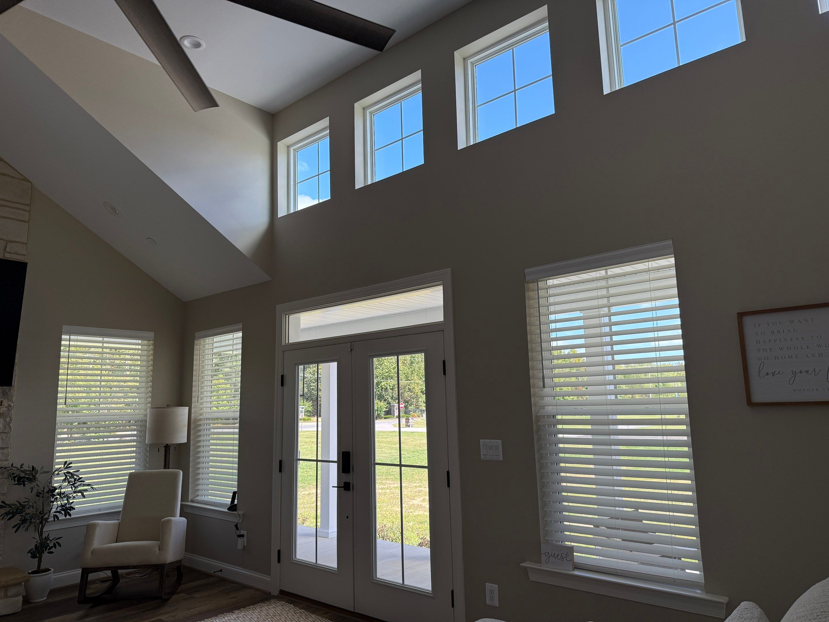 Project in Pomfret by Southern Maryland Custom Blinds