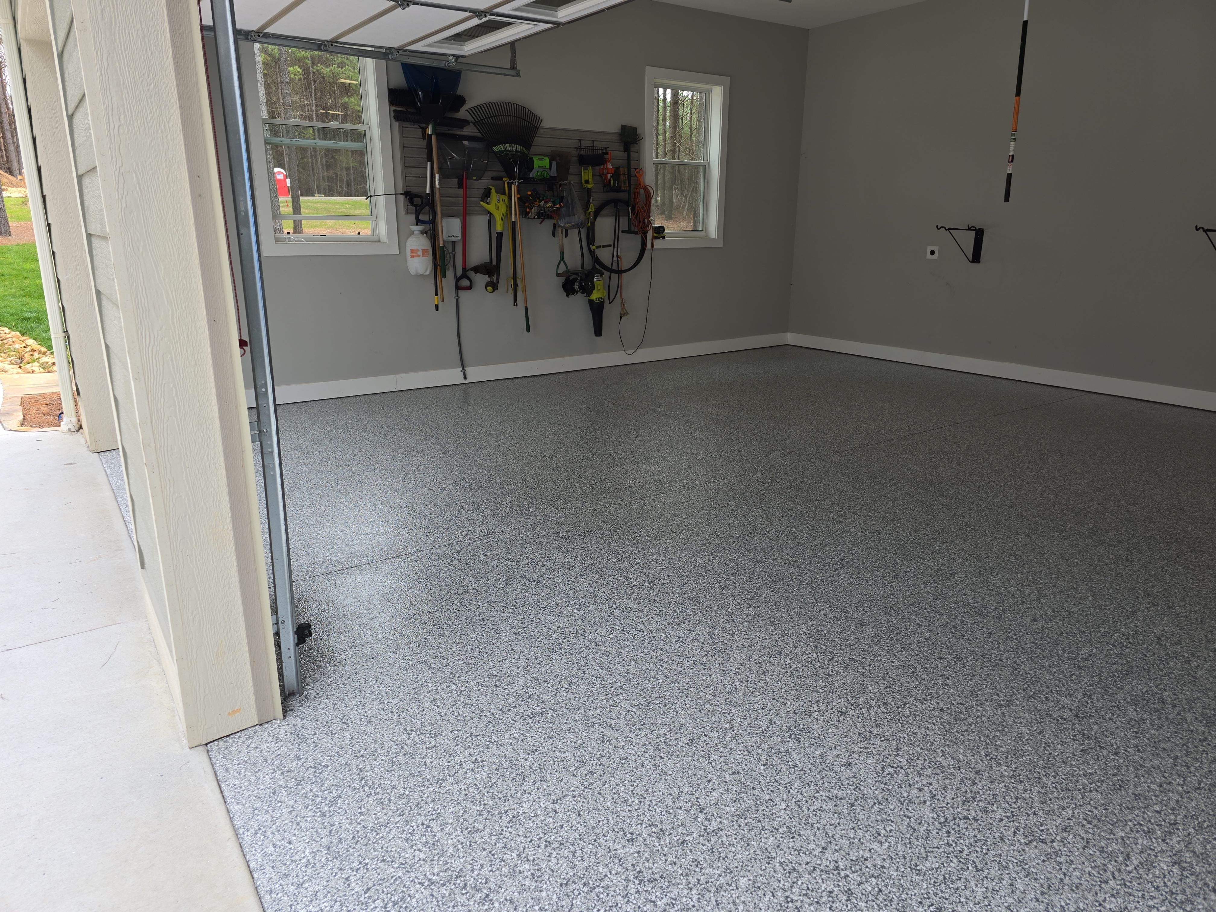 Garage using Wombat by Elite Floor Solutions