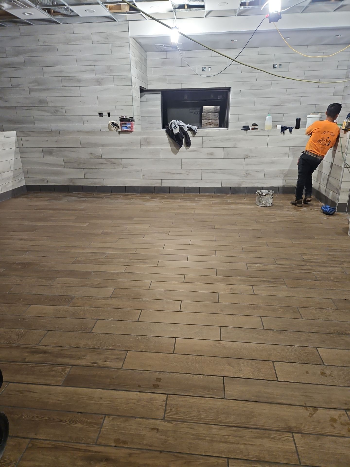 Project in Black Mountain, NC by Harrison Tile Company