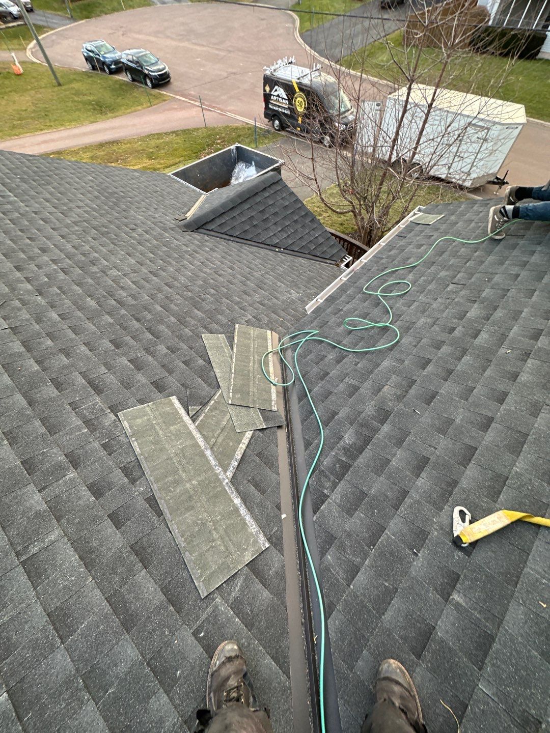 Residential Roofing Installation using Asphalt GAF HDZ  by Artisan Roofing & Home Improvements Inc.