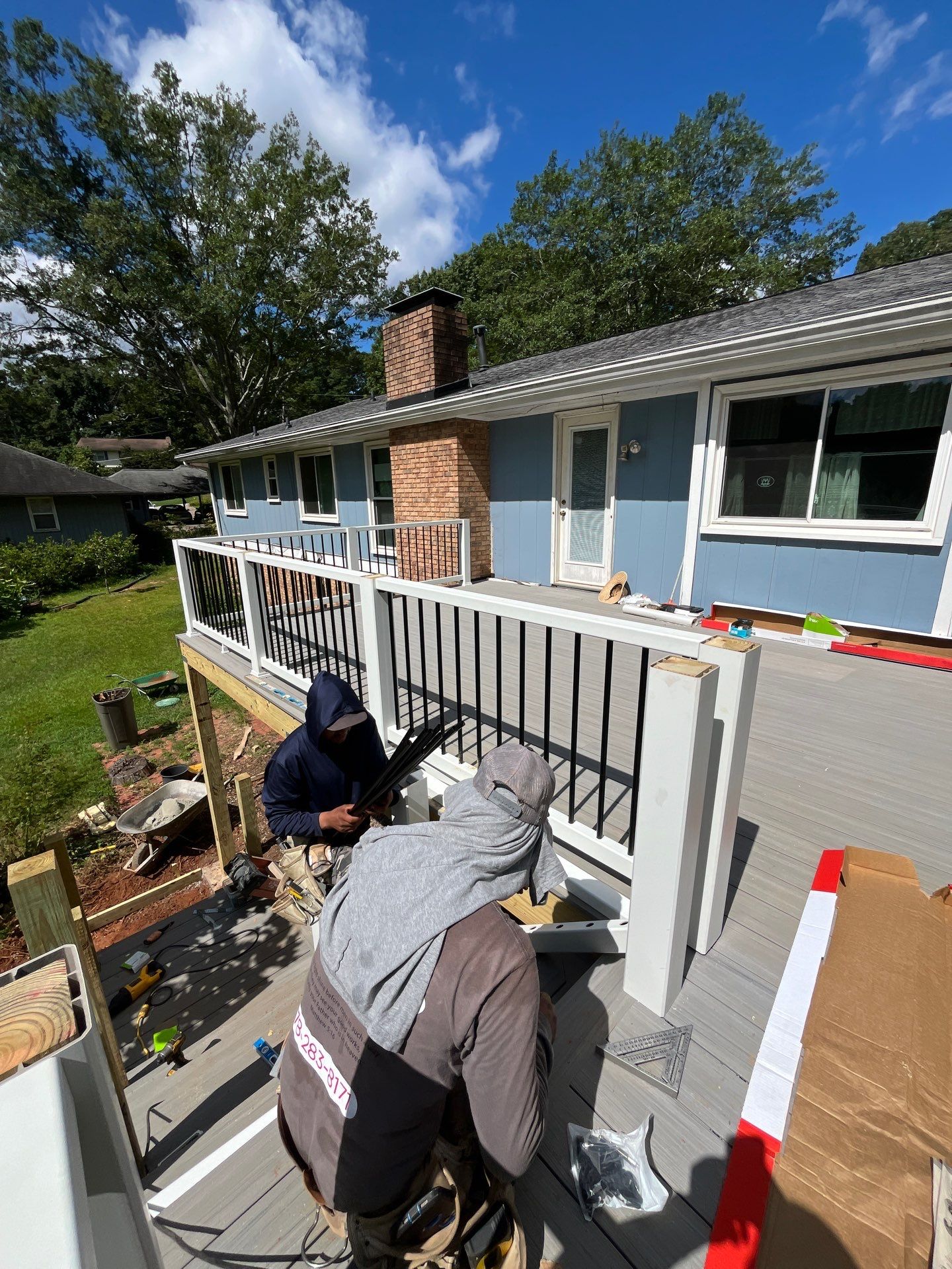 Deck Installation using Deckorators Summit Series Decking in Tucker, GA by Nelson Exteriors