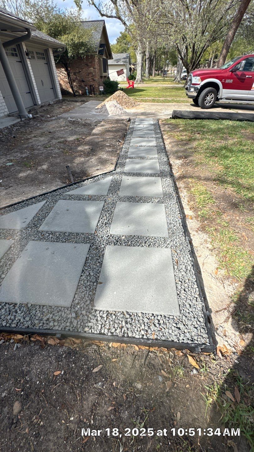 🌿 Jackie’s Outdoor Transformation — Drainage, Flagstone & Full Restoration by Texas Urban Elements