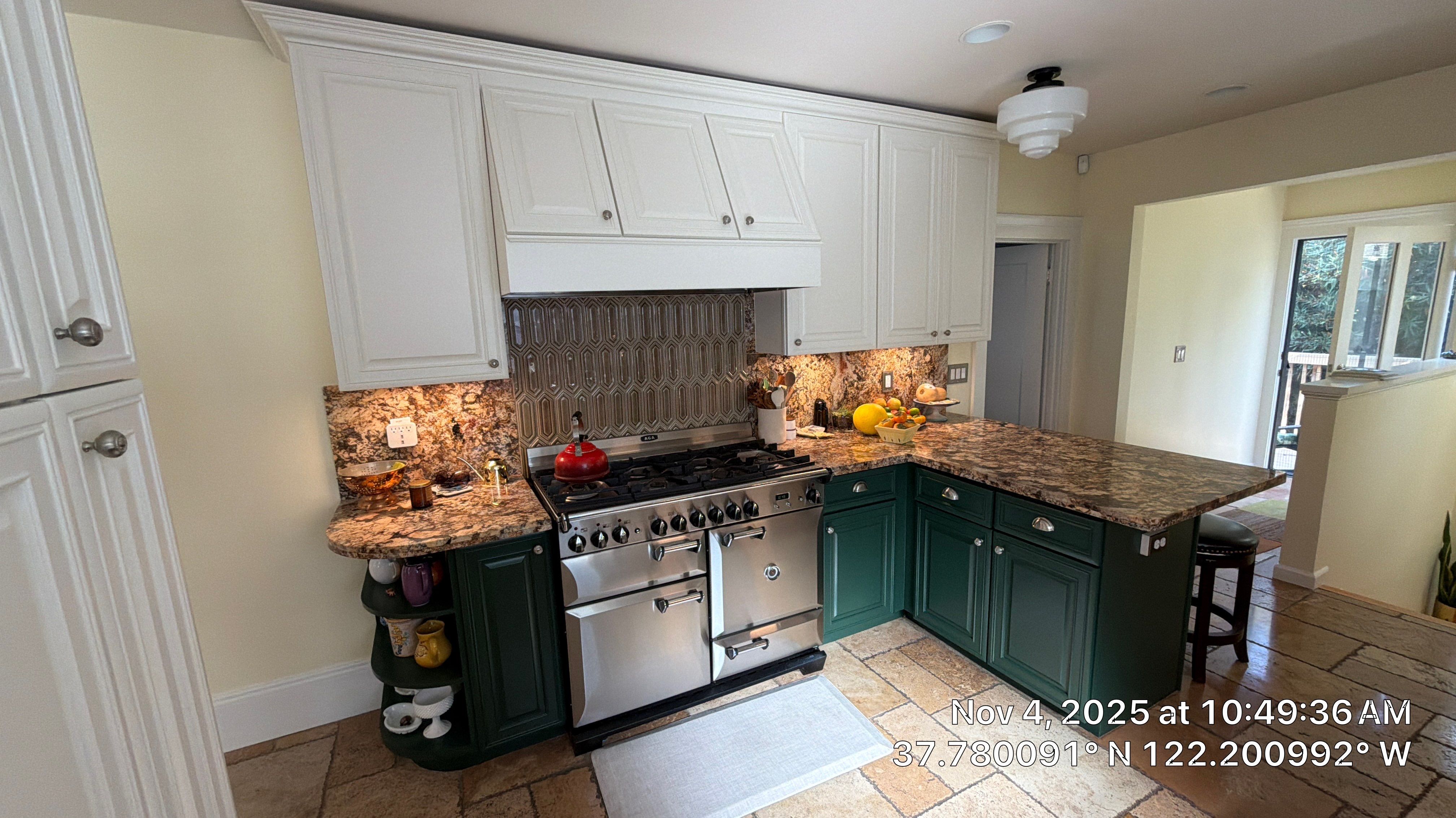 Oakland Kitchen Renovation with Custom Cabinetry and Granite Countertops by Herrera’s Bay Area Painting inc.