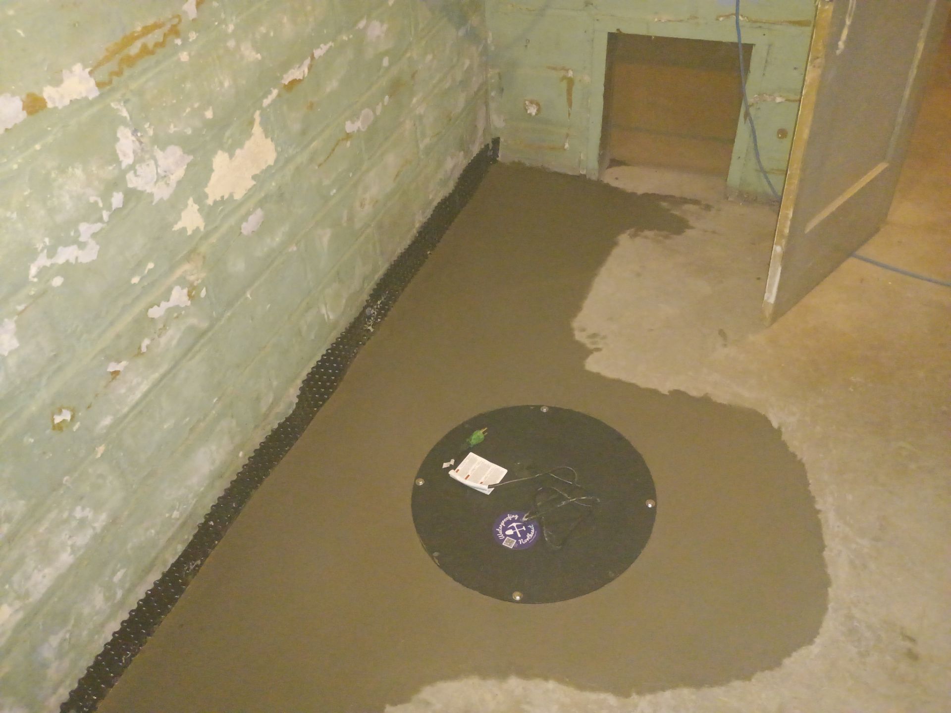 Interior Drain Tile for a South Minneapolis Basement by Waterproofing Northeast
